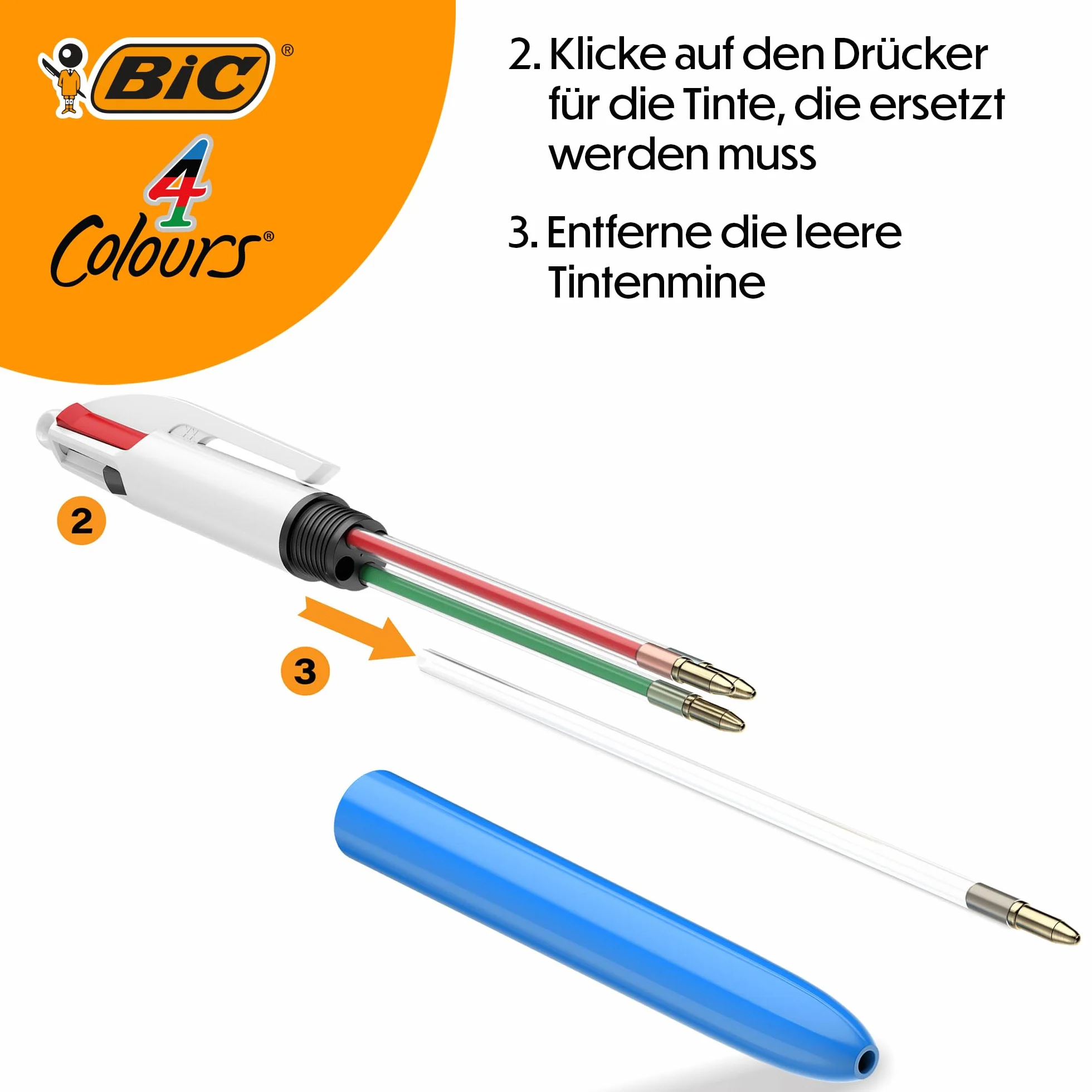 BIC 4 Colours Original Długopis mix AST Pudełko 12szt