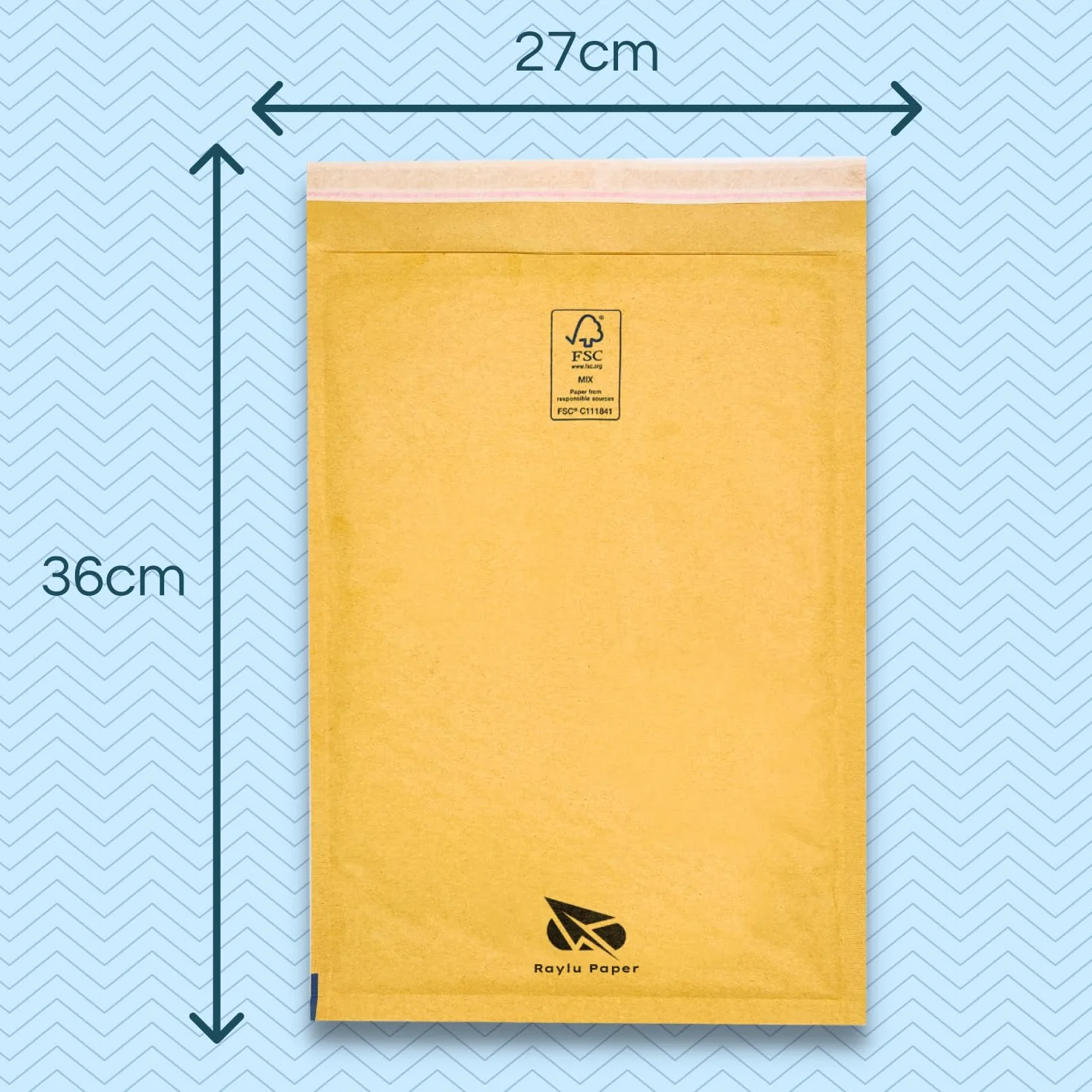 Koperty z bąbelkami Kraft 270x360 mm 10 sztuk samoprzylepne