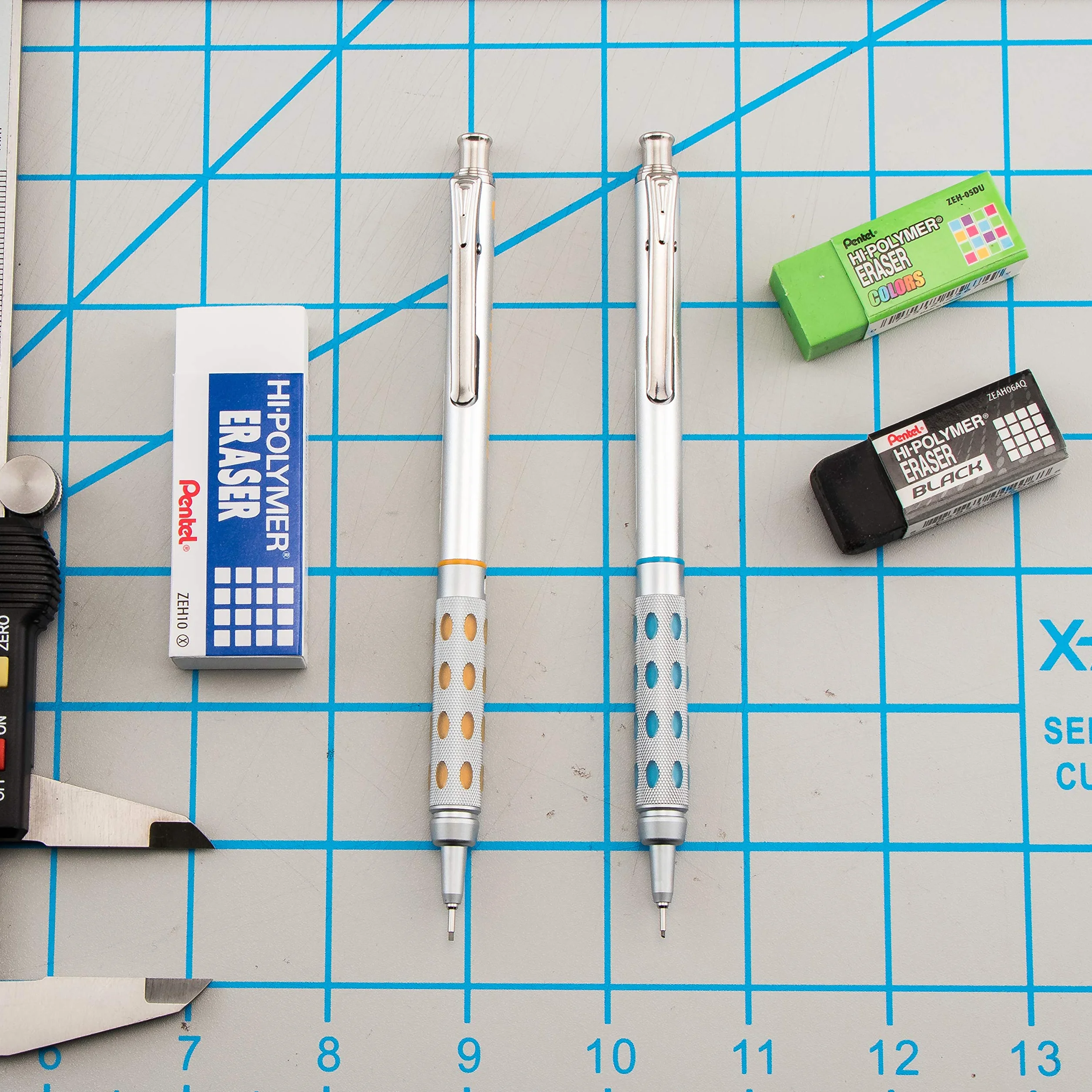 Pentel GraphGear1000 PG1017C ołówek automatyczny 0,7 mm stal nierdzewna
