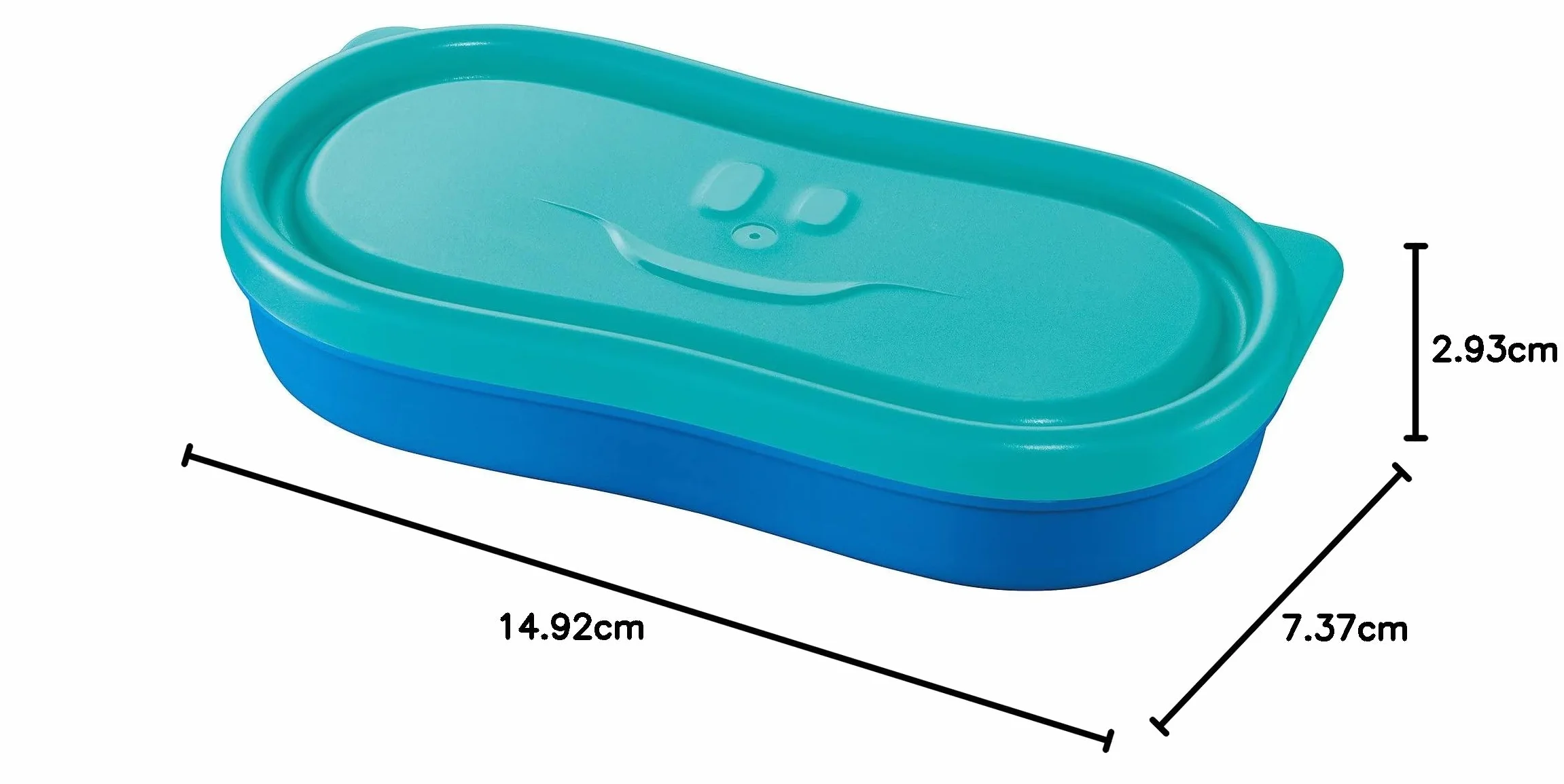 Maped 870903 Concept Kids pudełko na przekąski dla dzieci, 2 x 150 ml, niebieskie, 2 x 150 ml