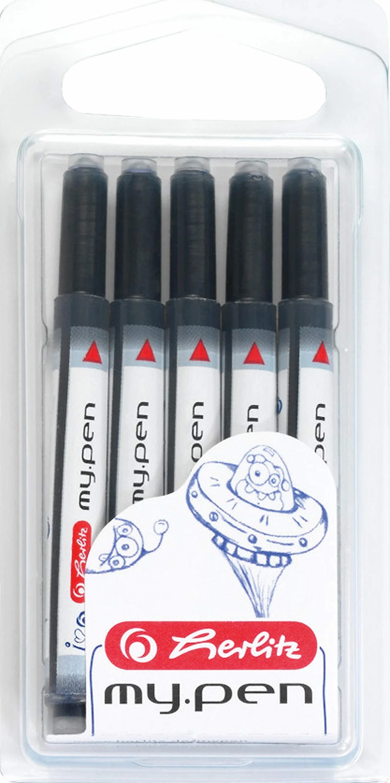 herlitz Uniwersalny wkład do pióra wiecznego my.pen niebieski 1 x 5 sztuk