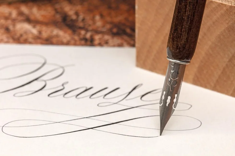 Brause 158007B – Stalówki kaligraficzne do obsadki – Pudełko 15 stalówek Bandzug 0,7 mm – Wyprodukowano w Niemczech
