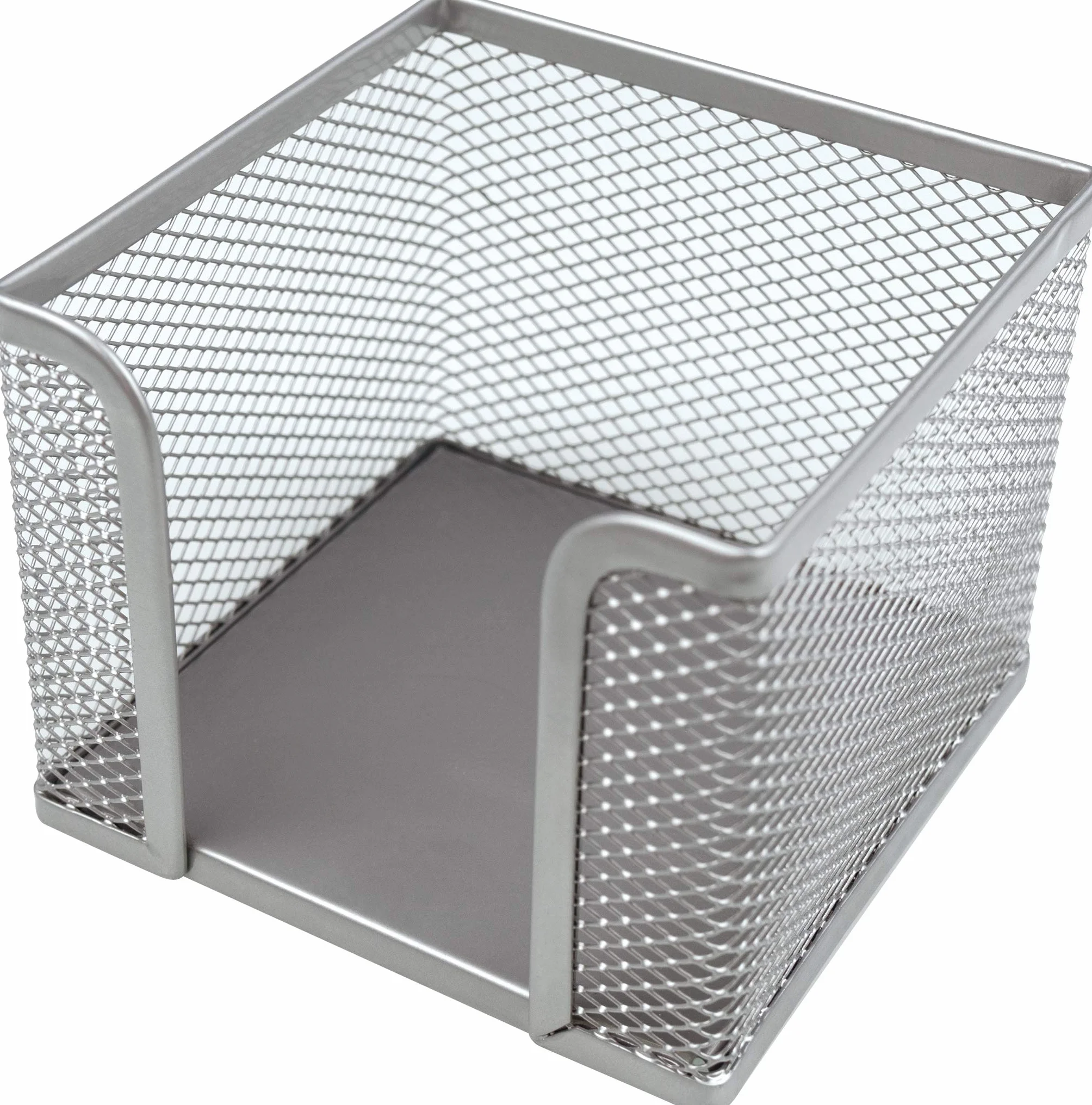 Helit H2518400 pudełko na karteczki the cube network srebrne