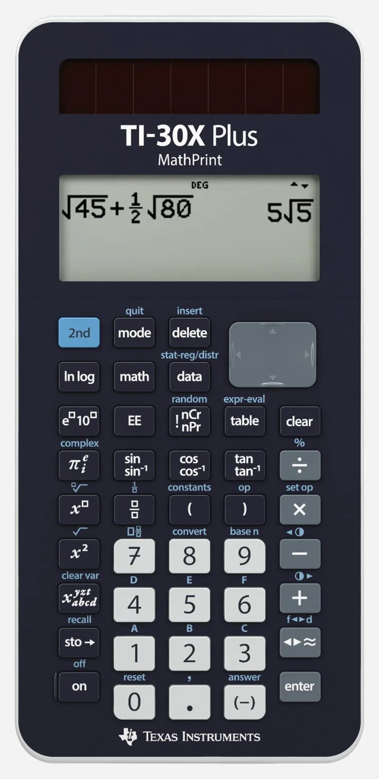Texas Instruments TI-30XPLMP Kalkulator Naukowy, Czarny