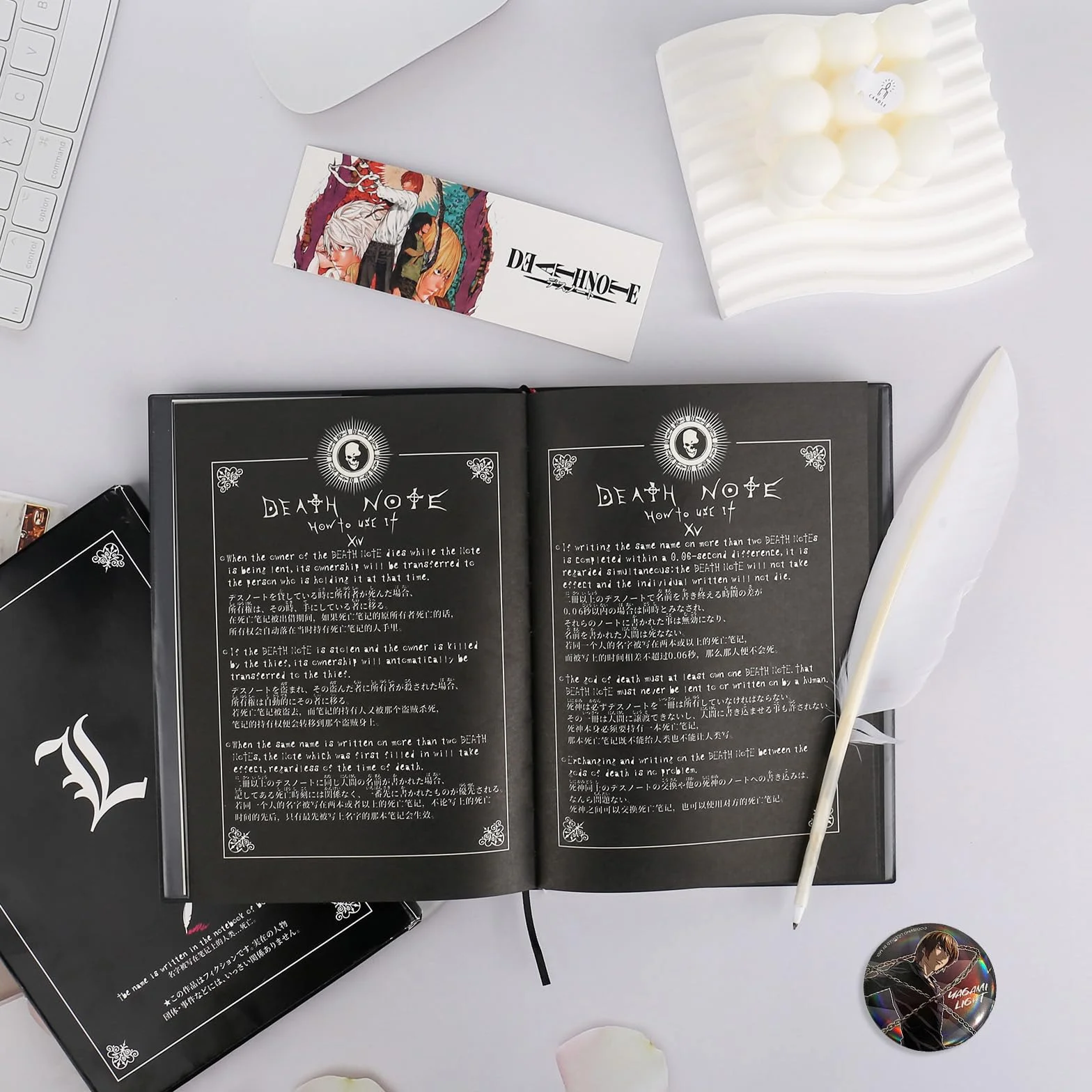 Death Note Książka, Death Note Notatnik, Notatnik Death Note, Death Note Merch Data Notatnik Basics Notatnik Planistyczny Zestaw Notatek Liniowany Dla Fanów Cosplayu Z Anime Biuro Szkolne Prezenty Dla