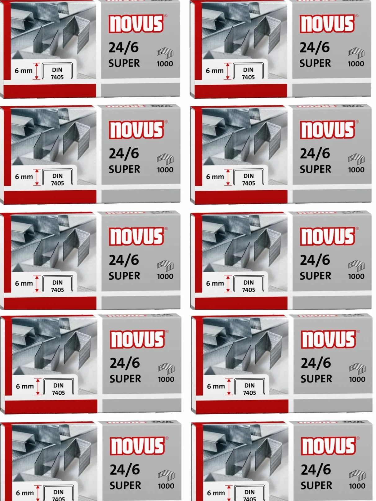 Novus Standardowy zszywacz biurowy 24/6 Super