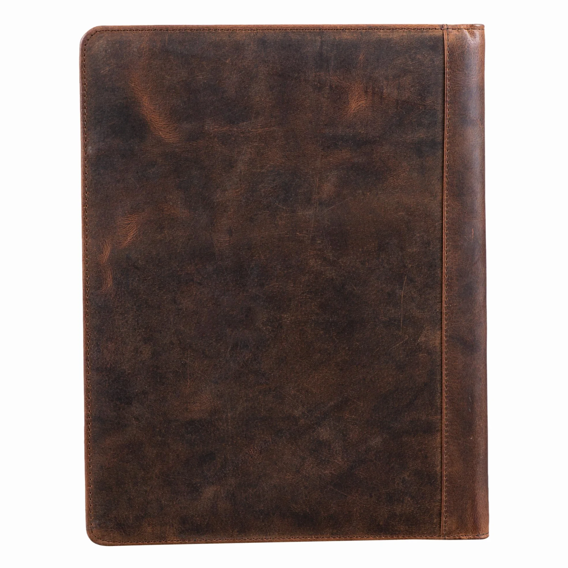 STILORD Malcolm Skórzane etui do pisania A4 Vintage Document Case Real Leather Sepia Brązowy