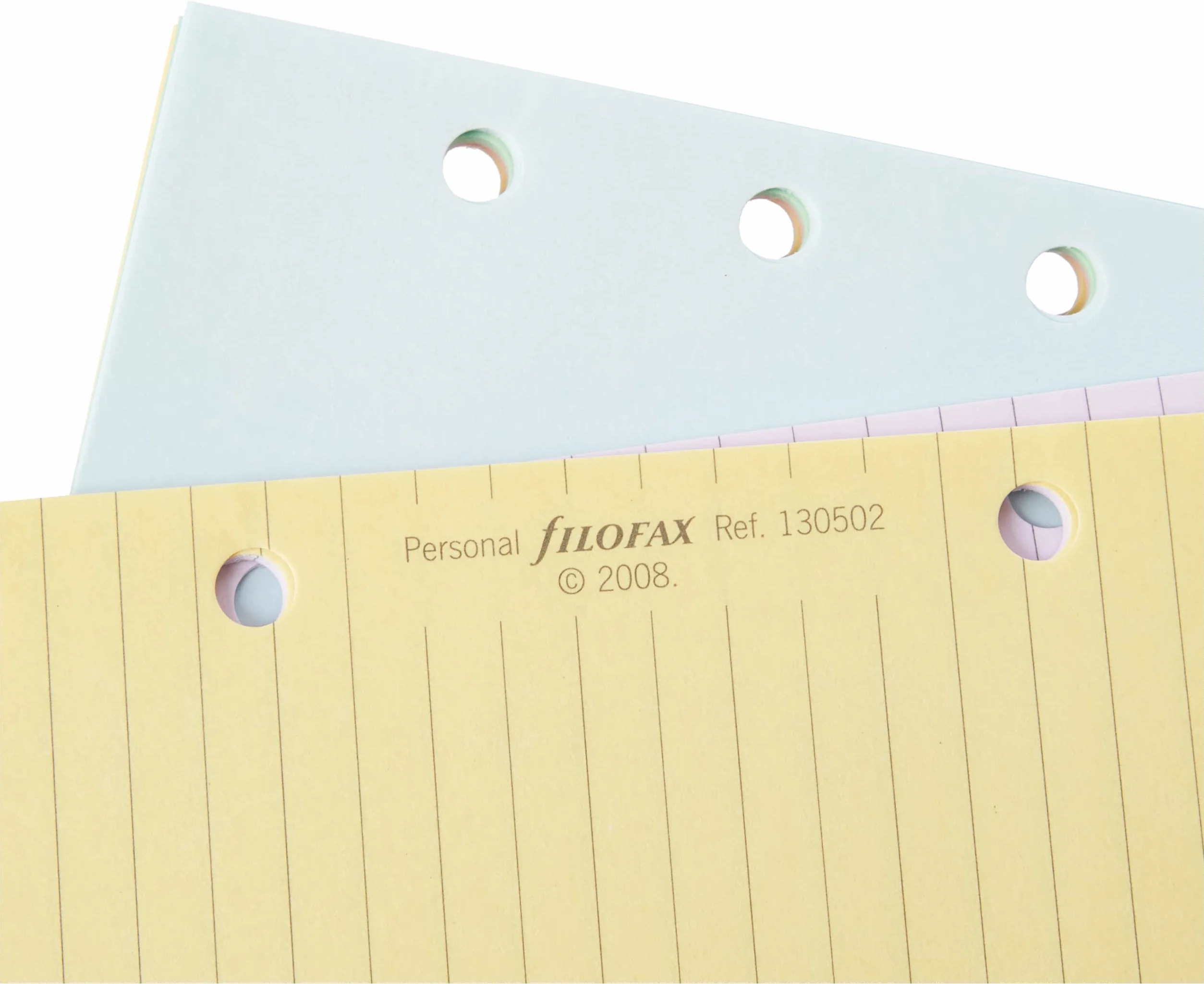 Filofax osobisty, różne kolorowe notatki, zwykły i w linie, wartościowy pakiet