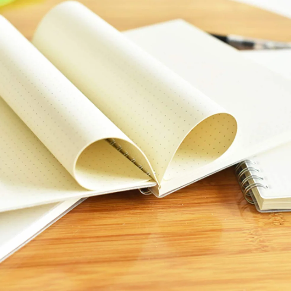 FOCCTS 135 Blätter Gepunktetes Papier Dot Grid Paper A5 6 Löcher Nachfüllpapier für Filofax A5, Notizen, DIY, Bullet Journal, Skizze, Malerei, 21 x 14.2 cm