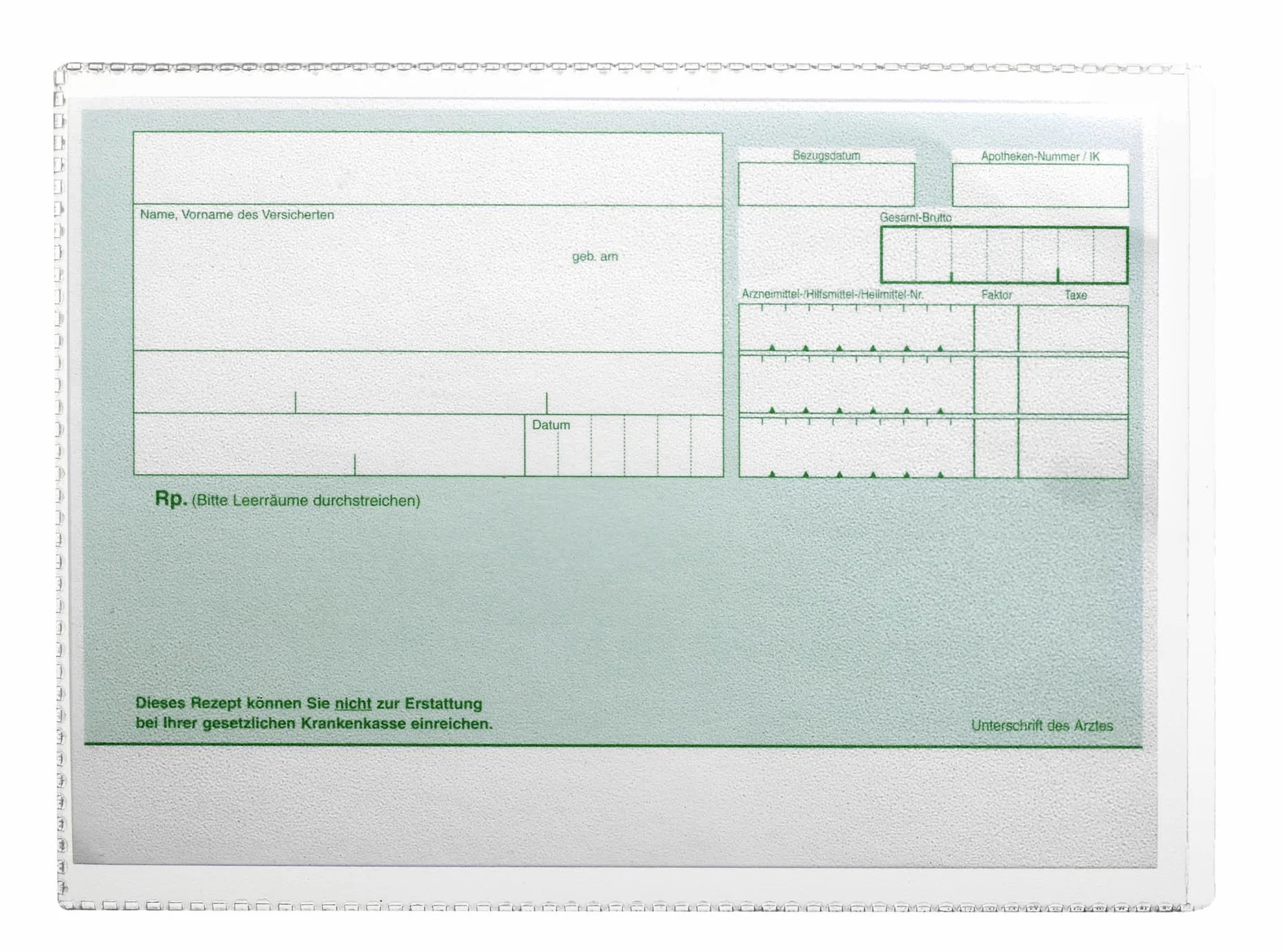 Hunke & Jochheim etui ochronne DIN A6 105 x 148 mm przezroczyste