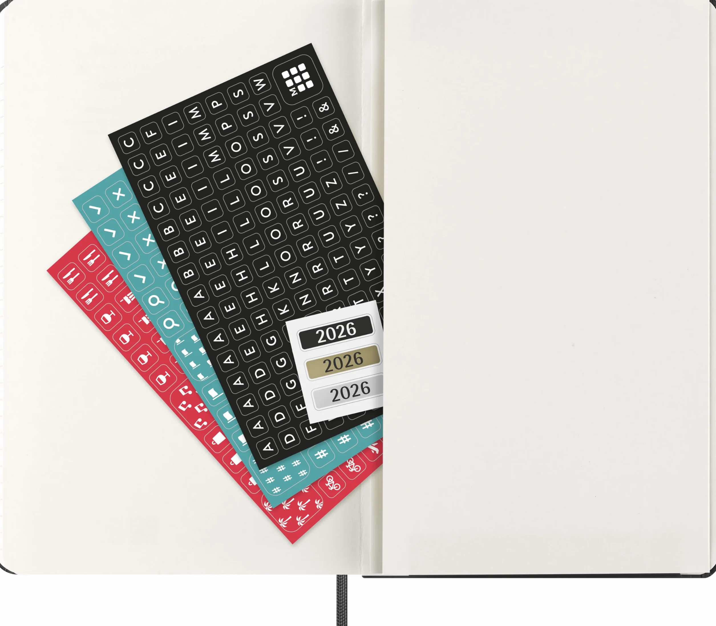Moleskine 12 Monate Wochenkalender 2026 Large A5 fester Einband Schwarz
