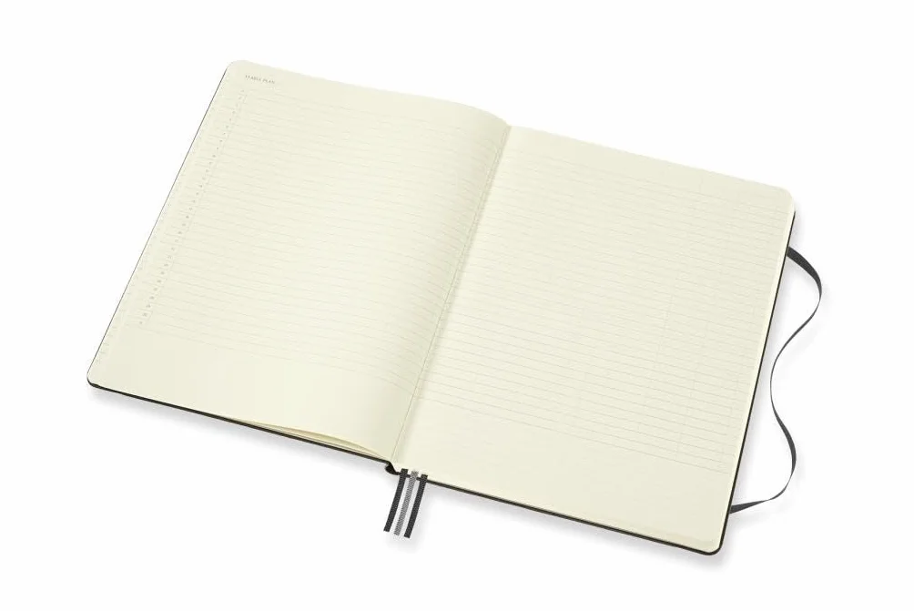 Moleskine Pro Project Planner, Professional Notebook, Hard Cover, X-Large 19x25 cm, Black, 288 Pages