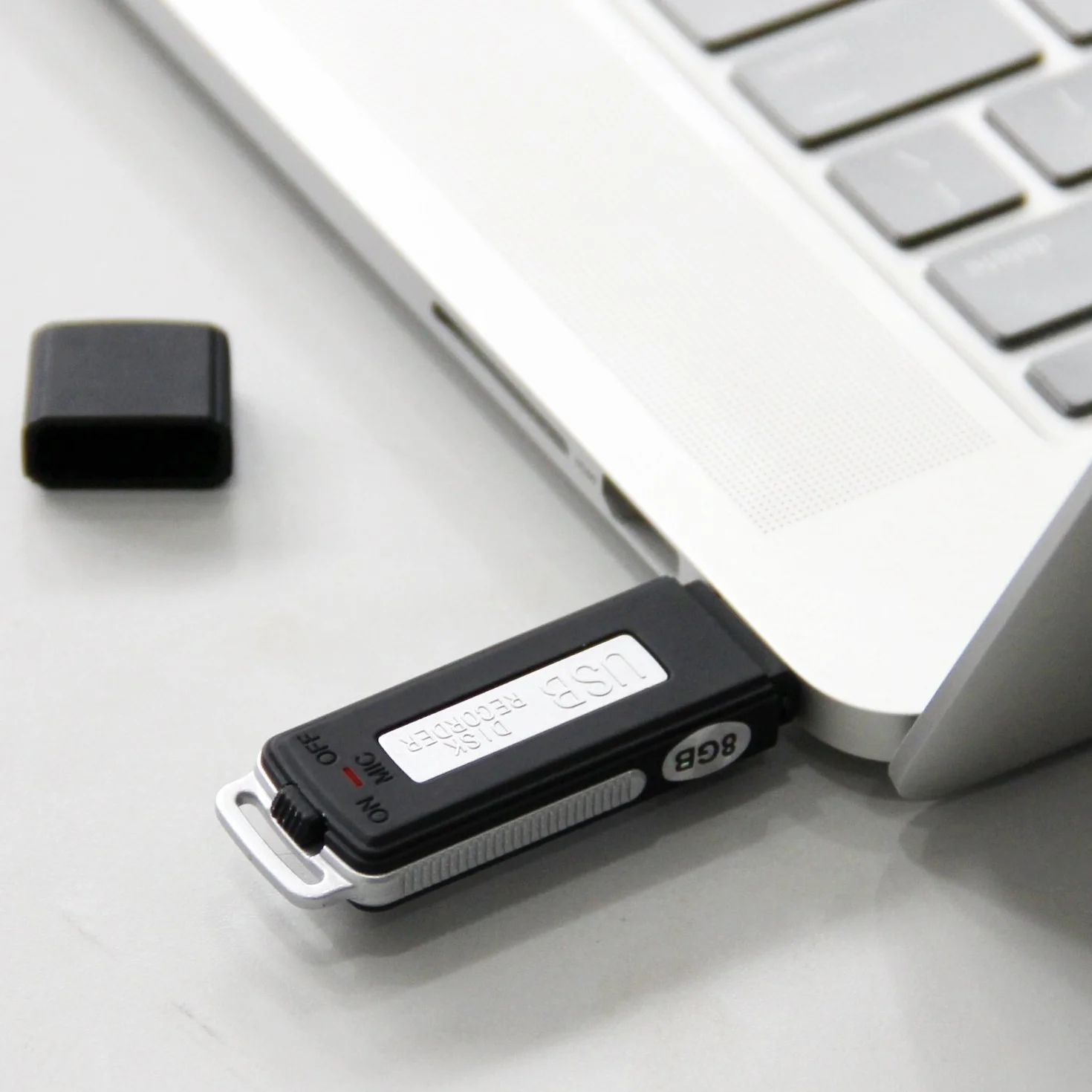 SMARTEX | 8 GB / 150 godzin Mini dyktafon USB Audio - mikrofon szpiegowski - Voice Recorder Pendrive USB 2 w 1