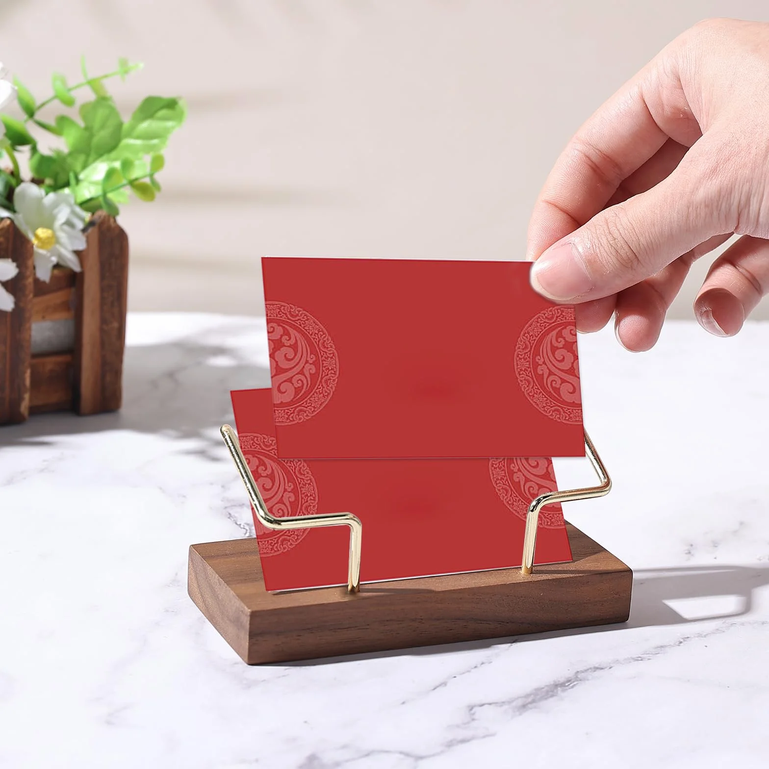 Sibba Stojak Na Wizytówki Biurko Stojak Ekspozycyjny Post Biznesowy Pocztówka Rzemiosło Pokaz Ulotka Uchwyt Ścienny Katalog Etui Właściciel Prezentacion Dekoracja Przypomnienie O Spotkaniu Biuro