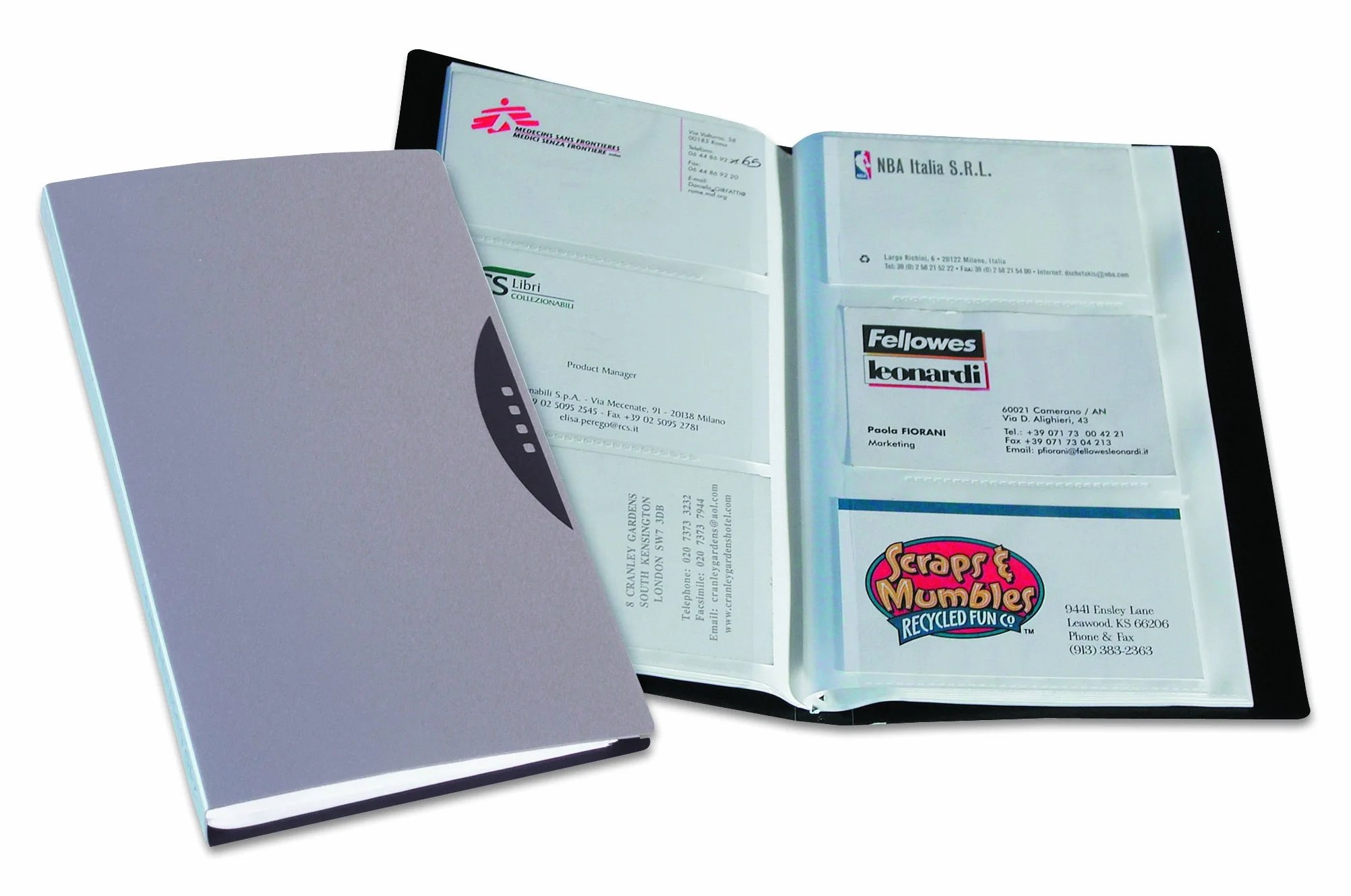 Fellowes 40346 wizytówka Office Suites 240, z etui, czarna
