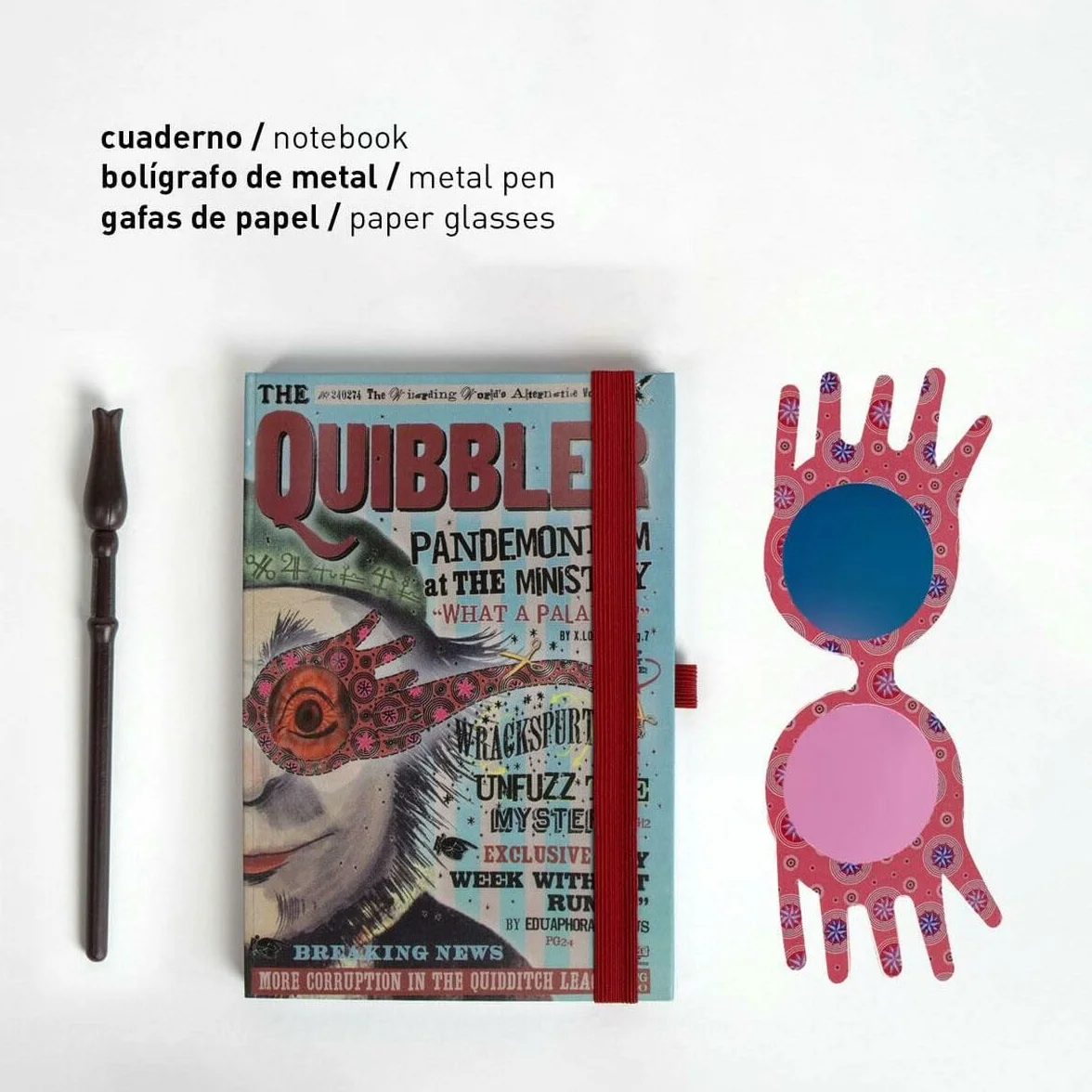 Zestaw Papeterii Harry Potter Luna Lovegood 18 x 22,5 x 2,5 cm