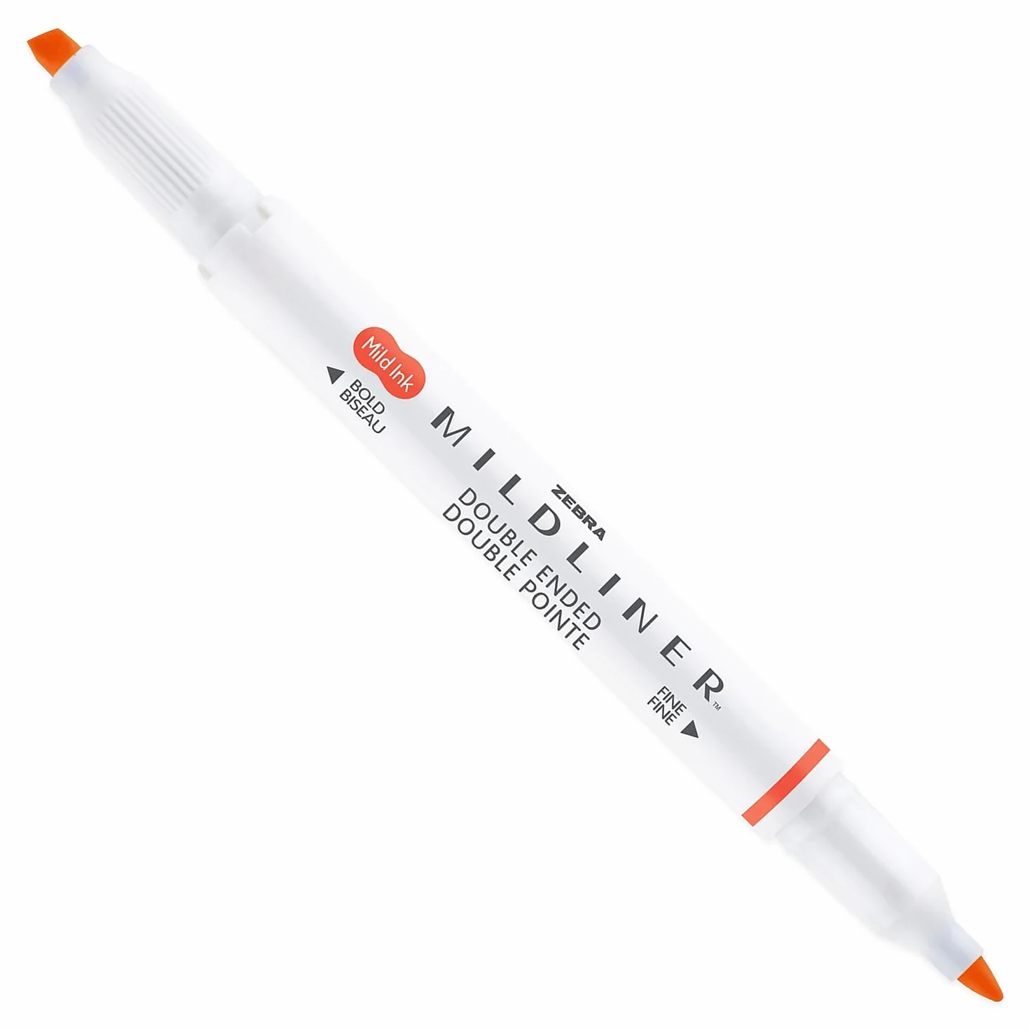 Zebra Pen Mildliner długopisy do podkreślania z podwójną końcówką - szeroka i cienka końcówka, podwójne markery - zestaw kolorów w opakowaniu prezentowym w kopercie - atrament bezkwasowy i