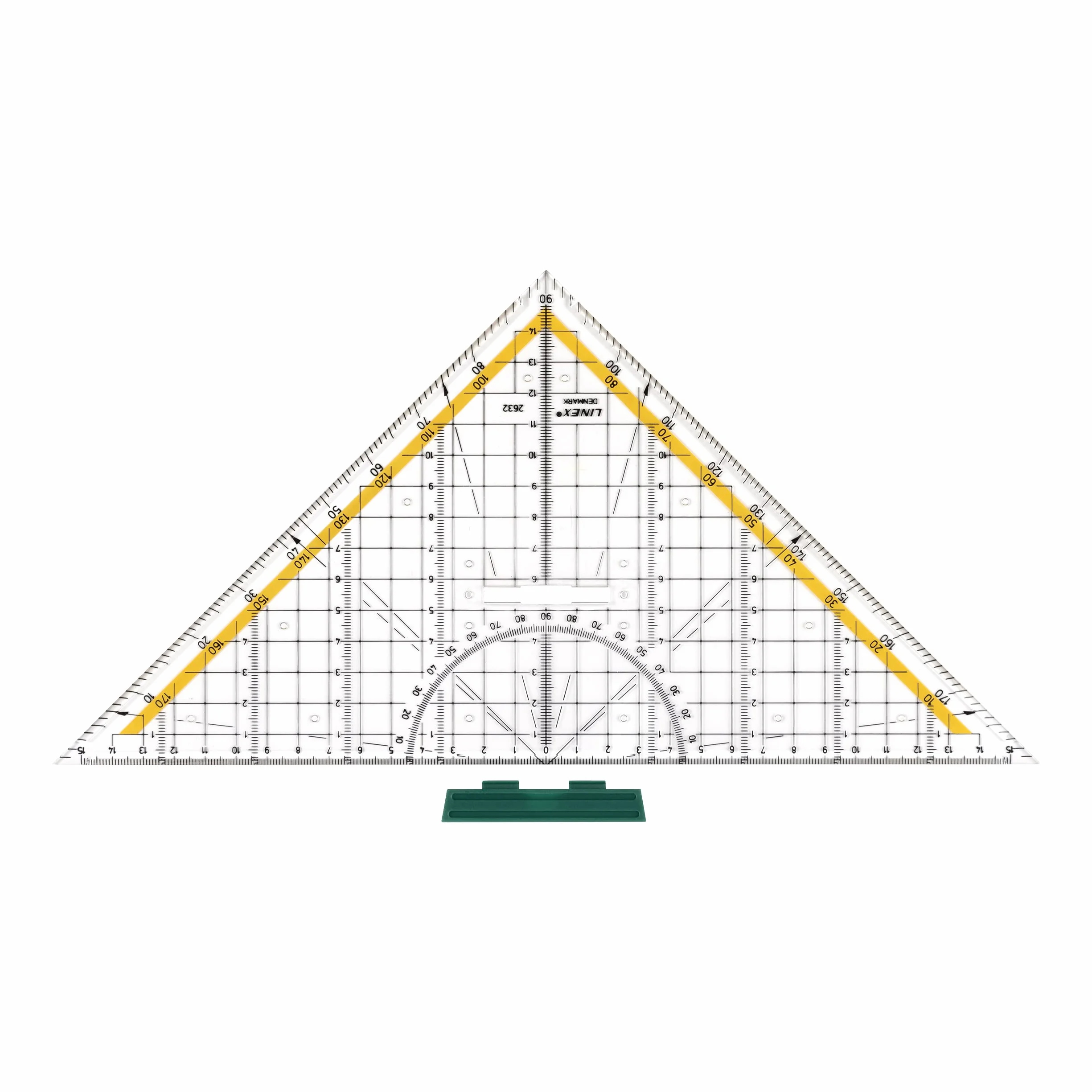 Linex 100414079 Ekierka, Przezroczysty, 30cm
