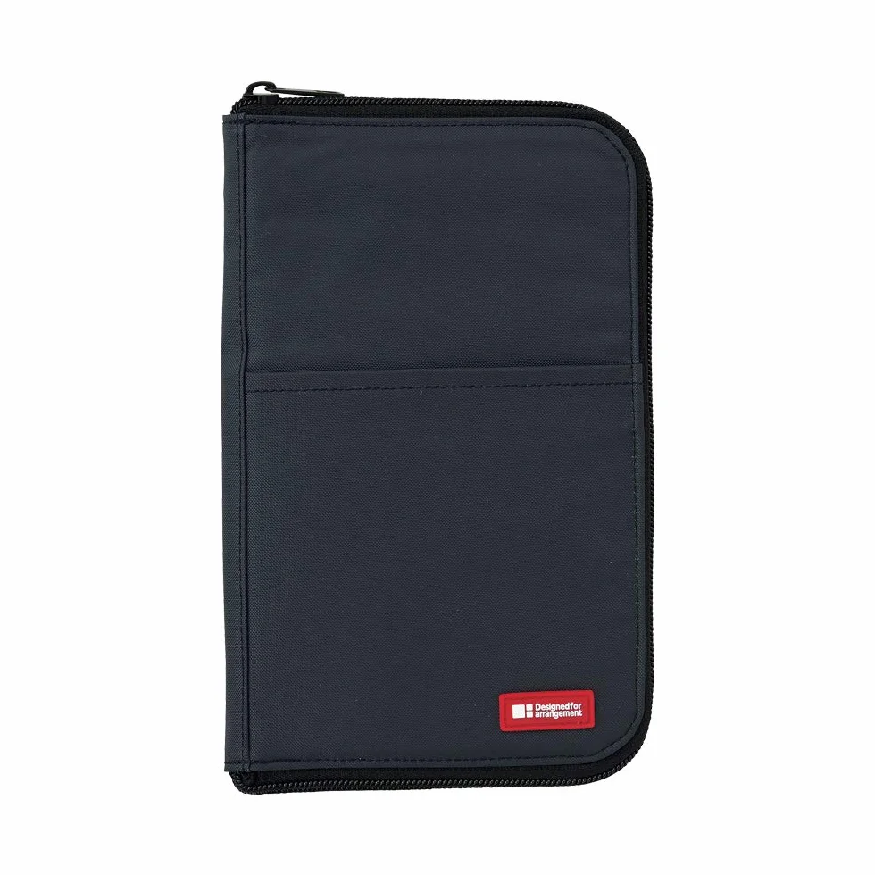 LIHITLAB LAB Wąski piórnik na długopisy 0,7 × 14 x 21,5 cm czarny