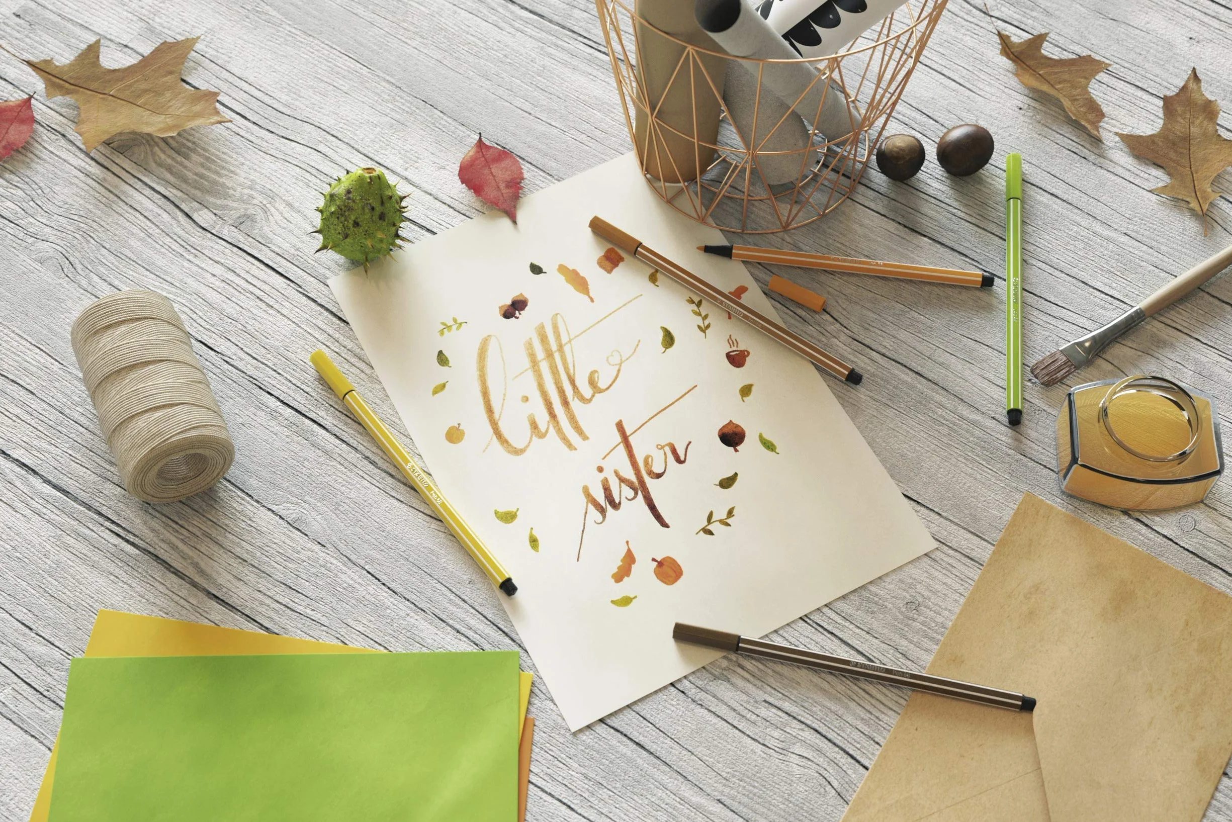 STABILO Pen 68 NatureCOLORS Premium 10 sztuk, różne kolory natury