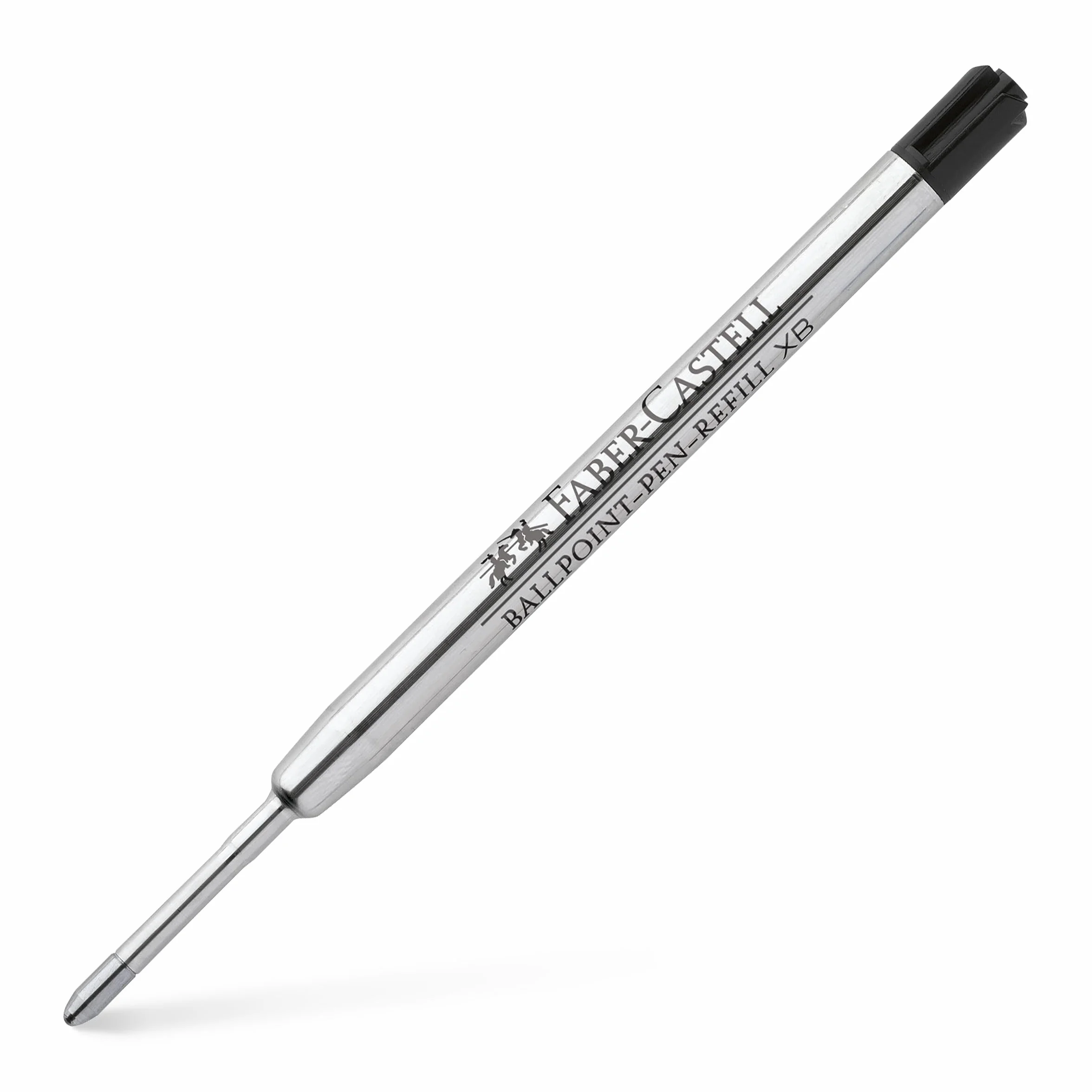 FABER-CASTELL 205270 - Wkłady do pióra kulkowego XB, 10 wkładów o dużej pojemności, odporne na dokumenty, kolor czarny