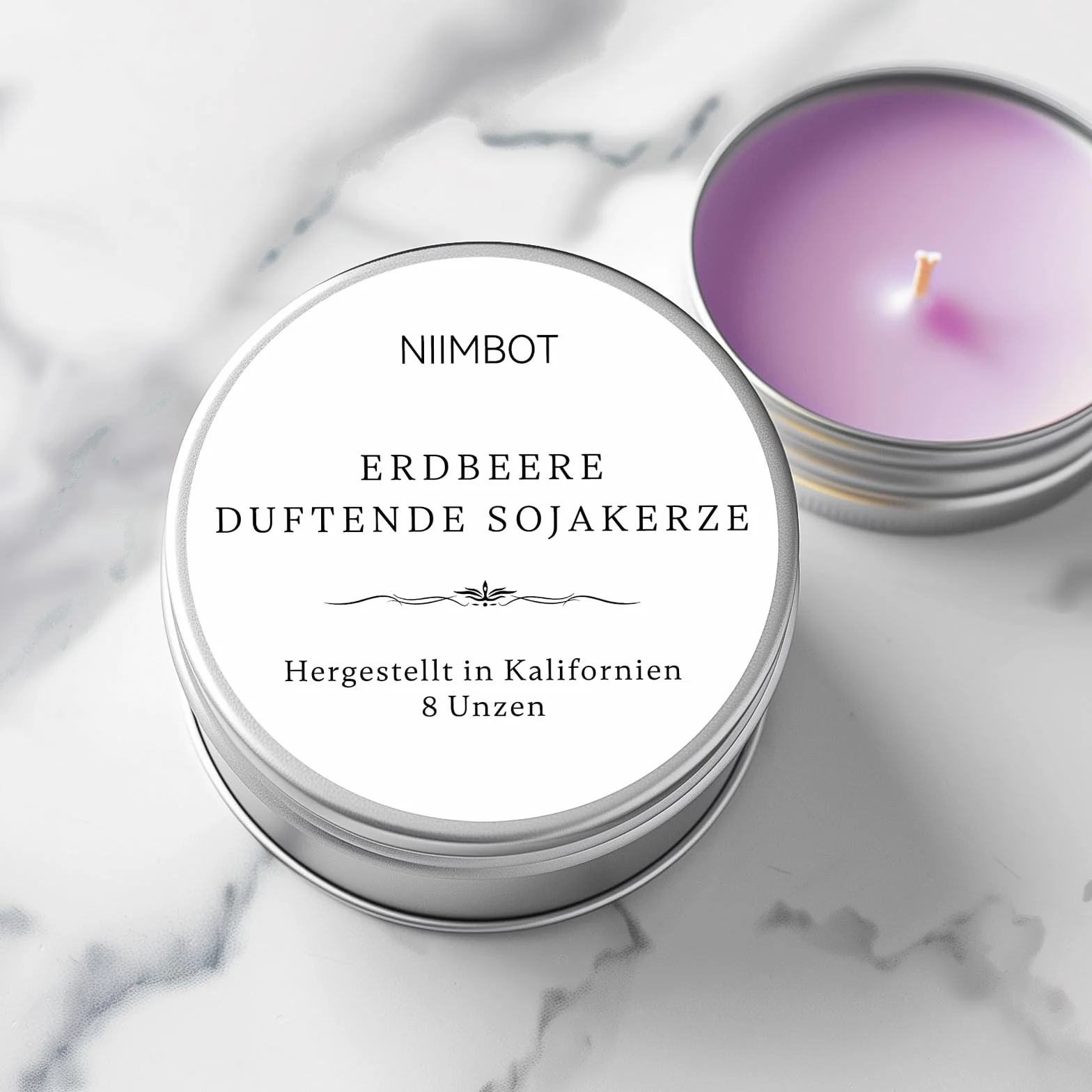 NIIMBOT Samoprzylepne etykiety kompatybilne z drukarką termiczną NIIMBOT B1/B21/B3S, papier termiczny, do szkoły, domu, biura, małych firm (biało-okrągły-31 mm x 31 mm)