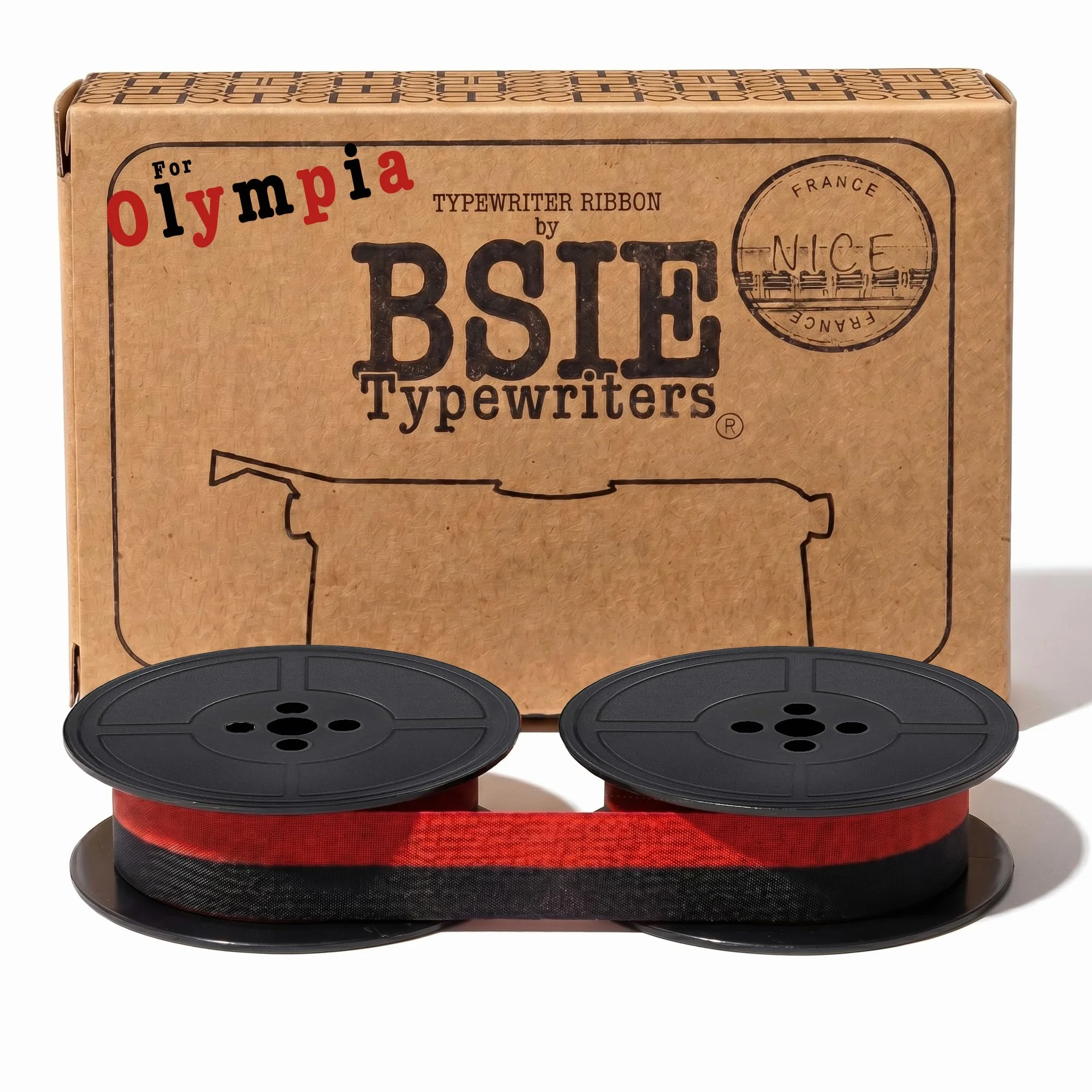 OLYMPIA DO MASZYNY DO PISANIA - TYPEWRITERS BSIE (Black & czerwony)