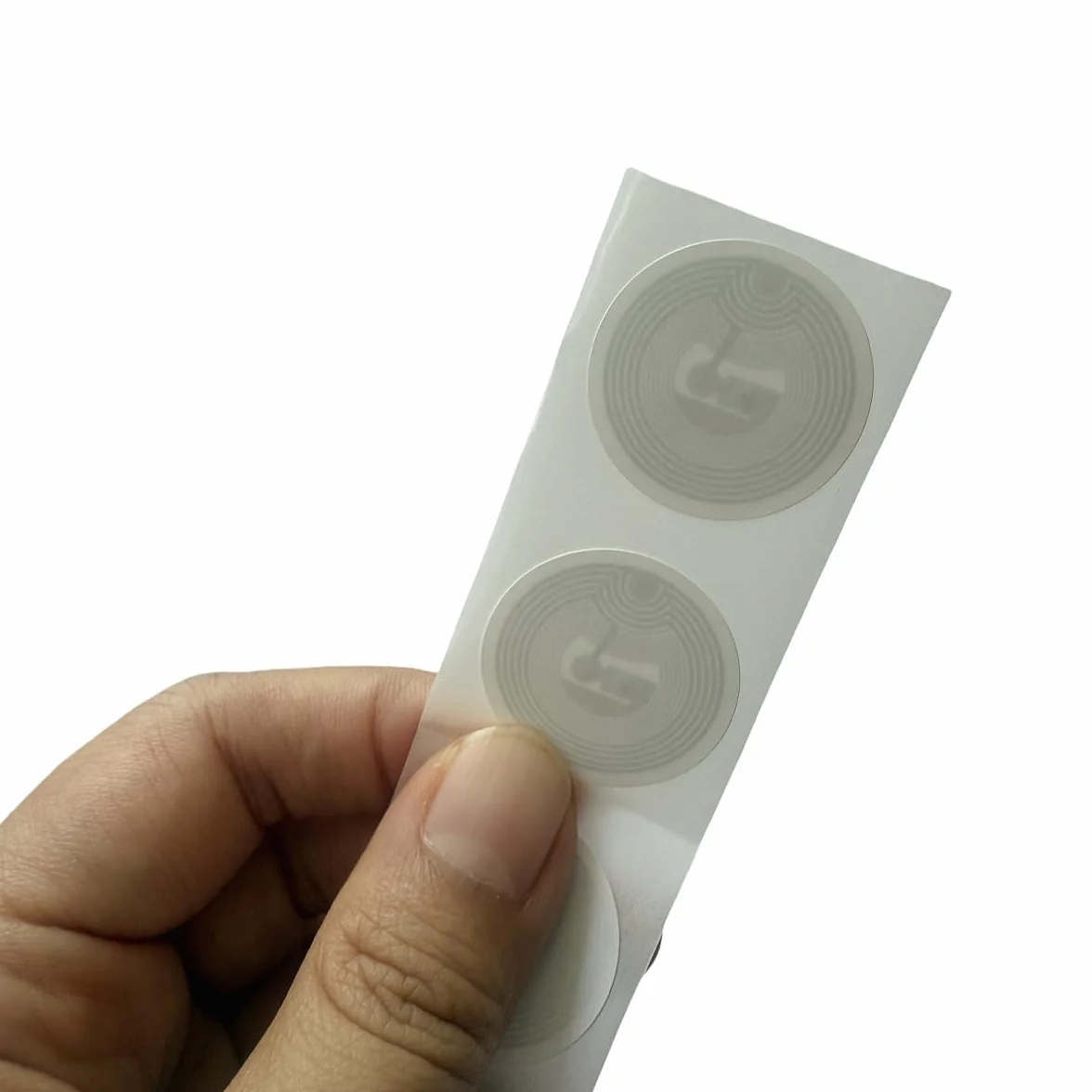 JW 13,56 MHz MF classic 1k M1 S50 Chip RFID pusta biała naklejka papierowa 25 mm taśma klejąca (opakowanie 10 sztuk)