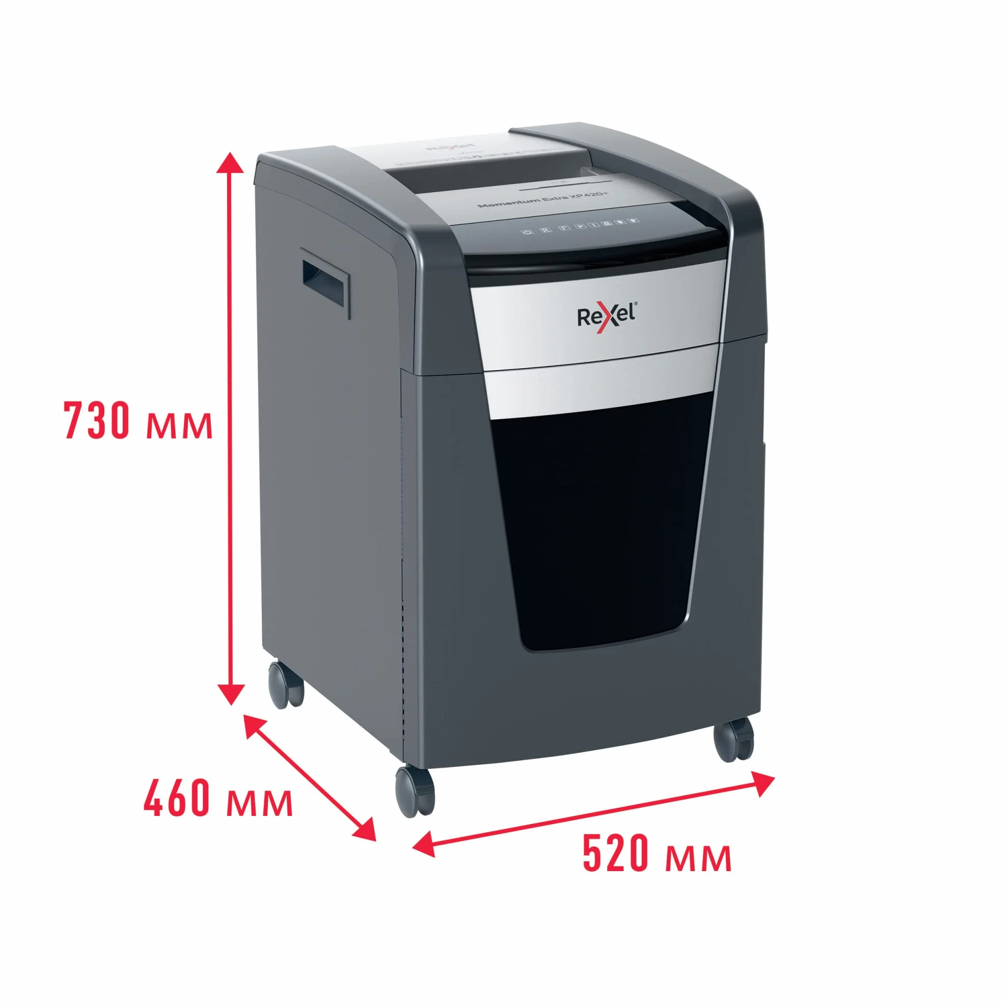 Rexel Niszczarka do Papieru Momentum Extra XP420+, P-4, 21 kartek, 60L