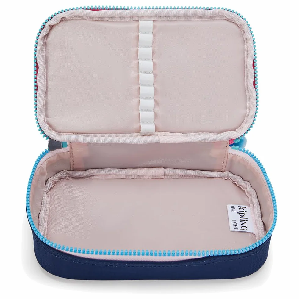 Kipling 50 Pens Średni Długopis, Woreczki, Etui, True Block (Niebieski)