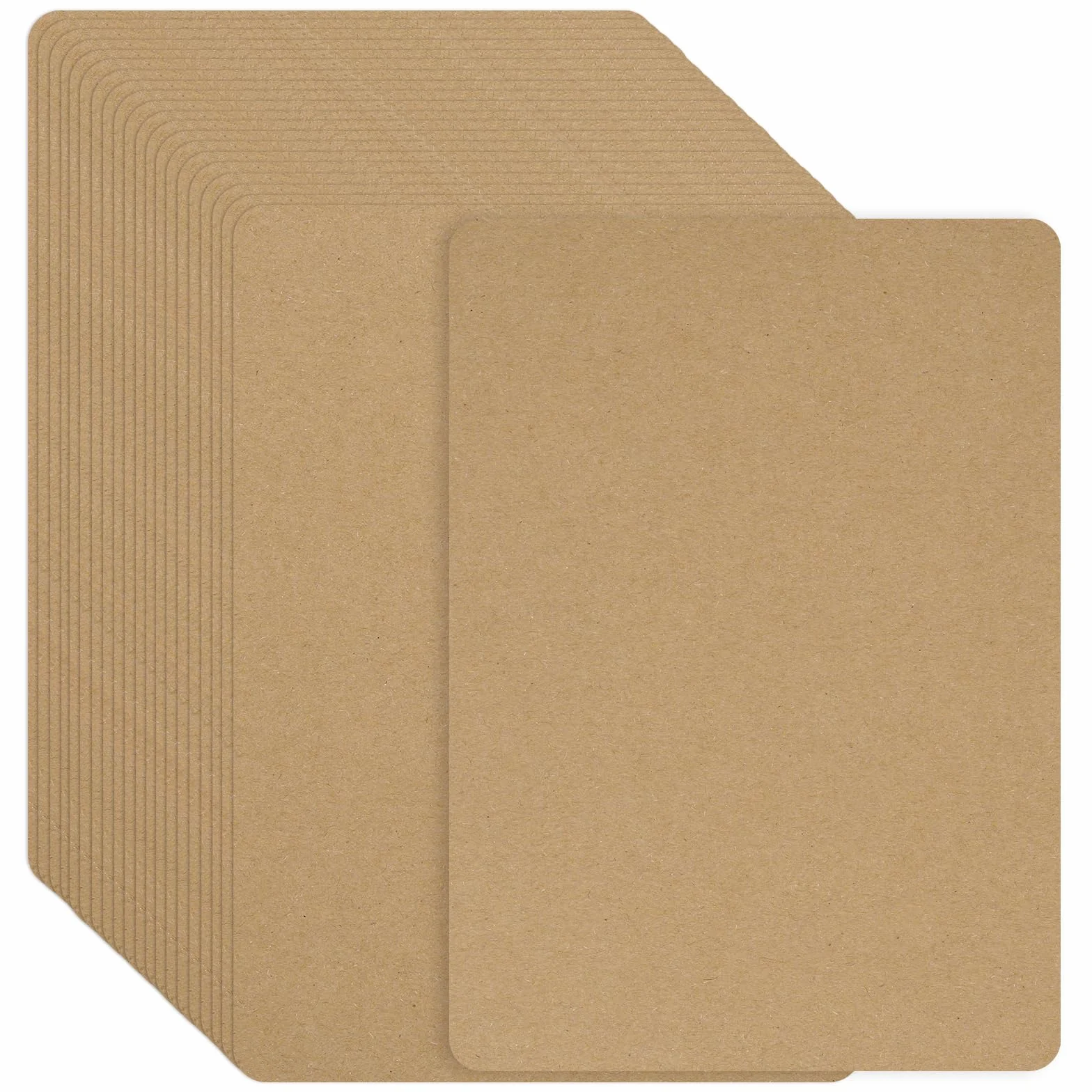 JIANTA Papier Kraft A6 250 g/m² 120 sztuk Brązowy