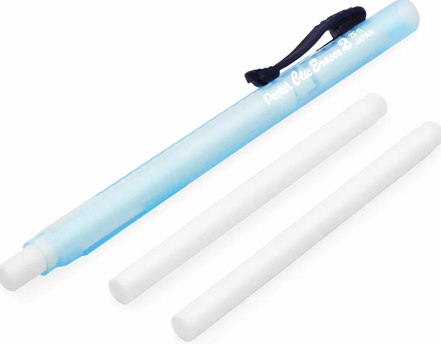 Pentel ZER-2 Wkłady do Gumki Biały 24 sztuki