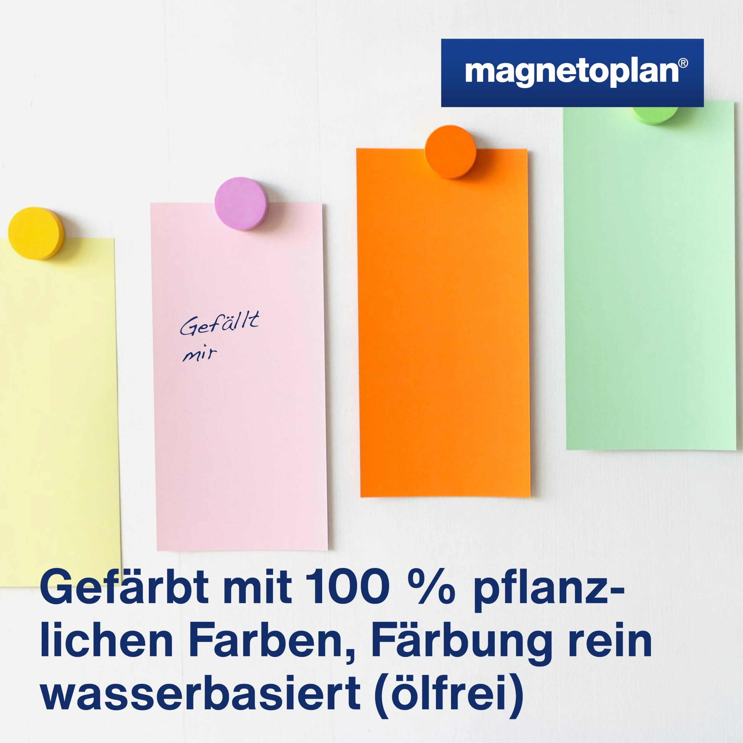 magnetoplan karty komunikacyjne prostokątne, 20 x 10 cm, czyste karty indeksowe w 6 pastelowych kolorach, 120 g/m², 250 sztuk do pracy grupowej i burzy mózgów