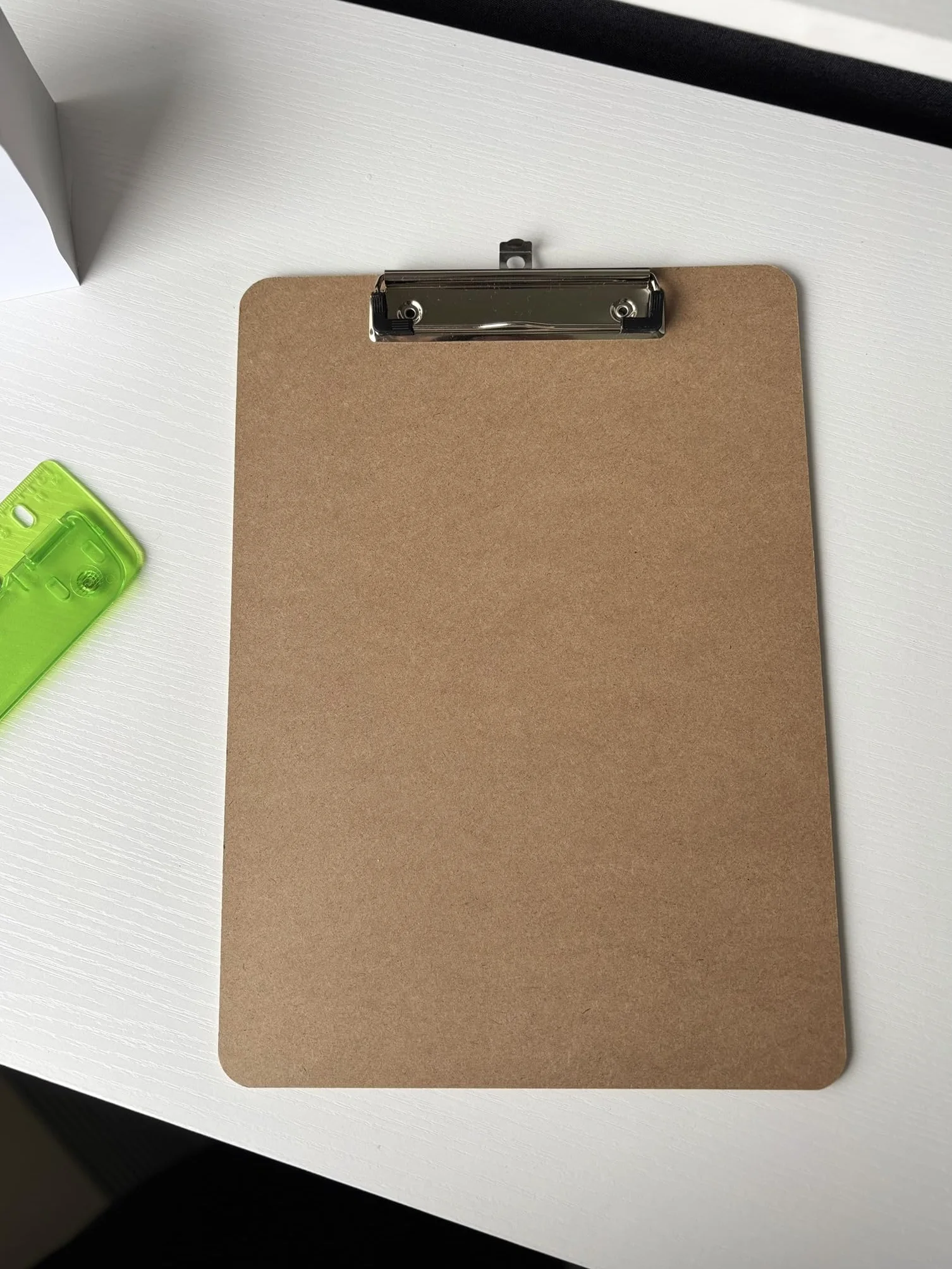 WEDO® Podkładka z klipsem DIN A4 z płyty MDF, z włókna drzewnego, kolor brązowy
