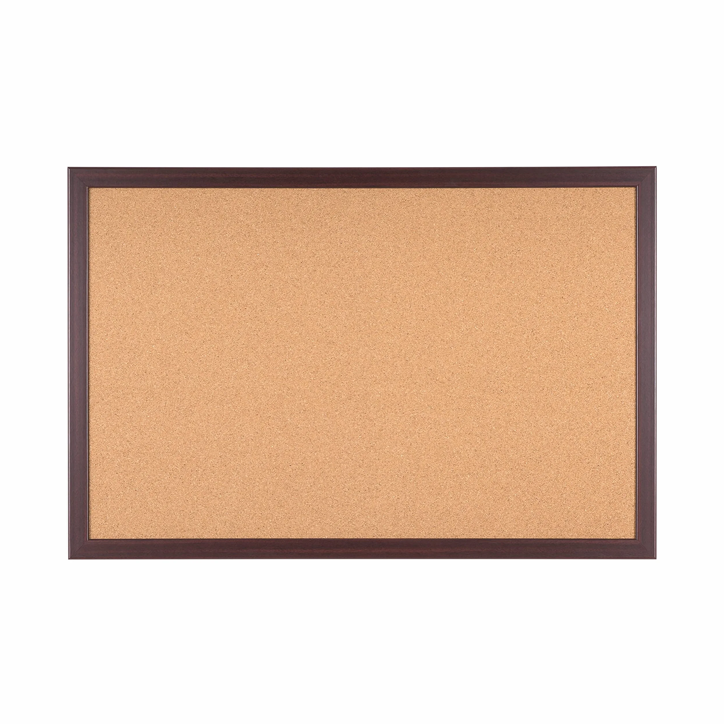Bi-Office Earth tablica korkowa z ramą Prime MDF, wiśnia, przyjazna dla środowiska tablica do przypinania z warstwą naturalnego korka, 120 x 90 cm