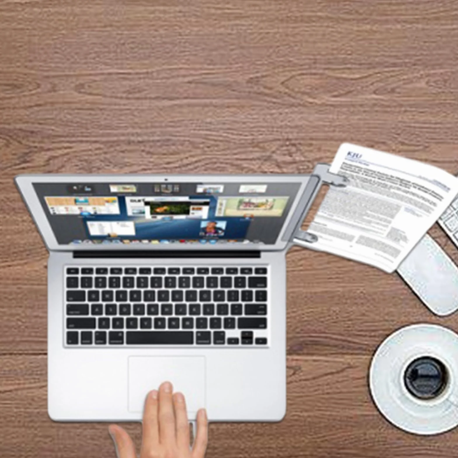 Uchwyt na papier do monitora, klips do przechowywania dokumentów laptopa, samoprzylepne klipsy do notatek, wygodne mocowanie tablic informacyjnych, klips na panel boczny do dokumentów A4, notatki