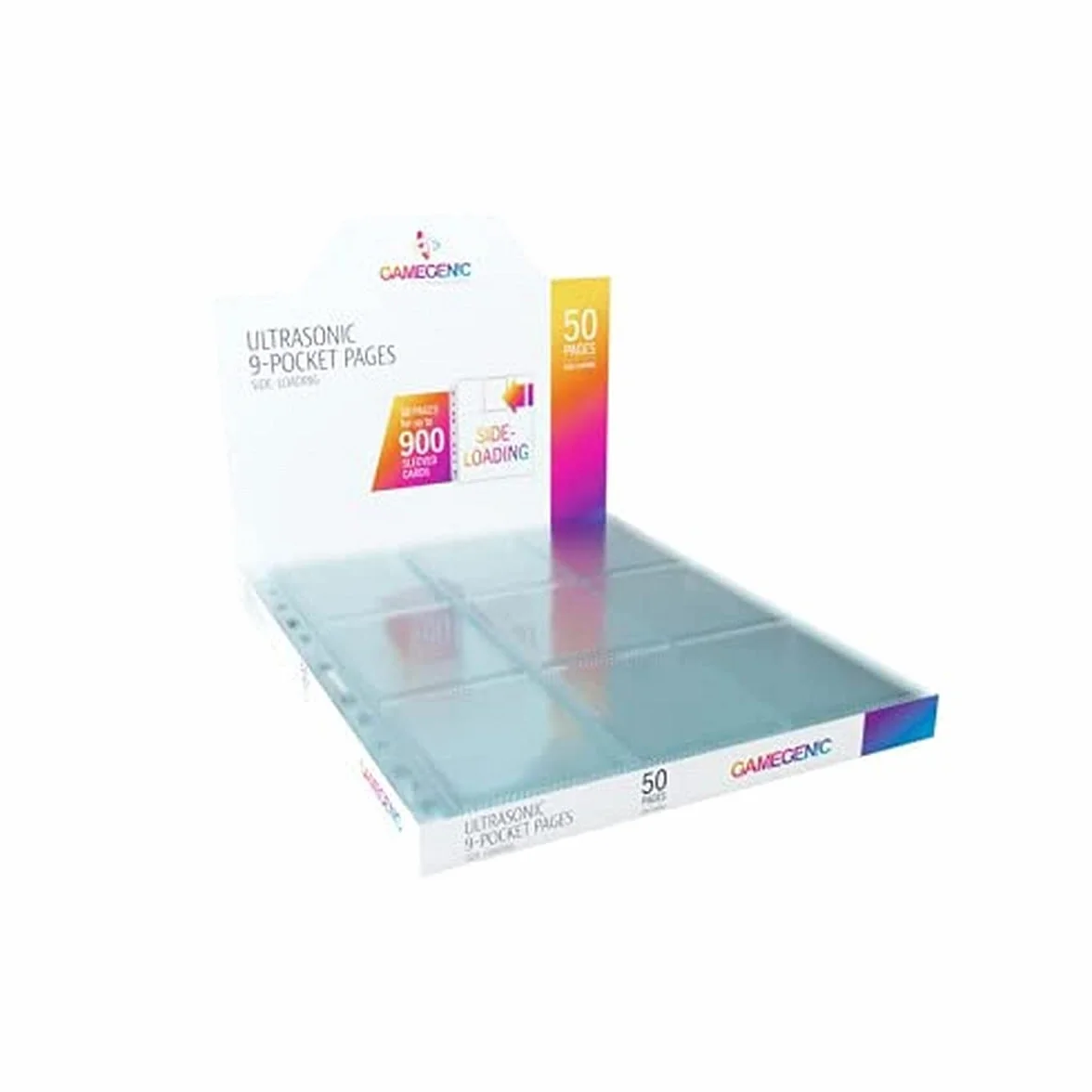Gamegenic, Ultrasonic 9-Pocket Pages Sideloading DISPLAY