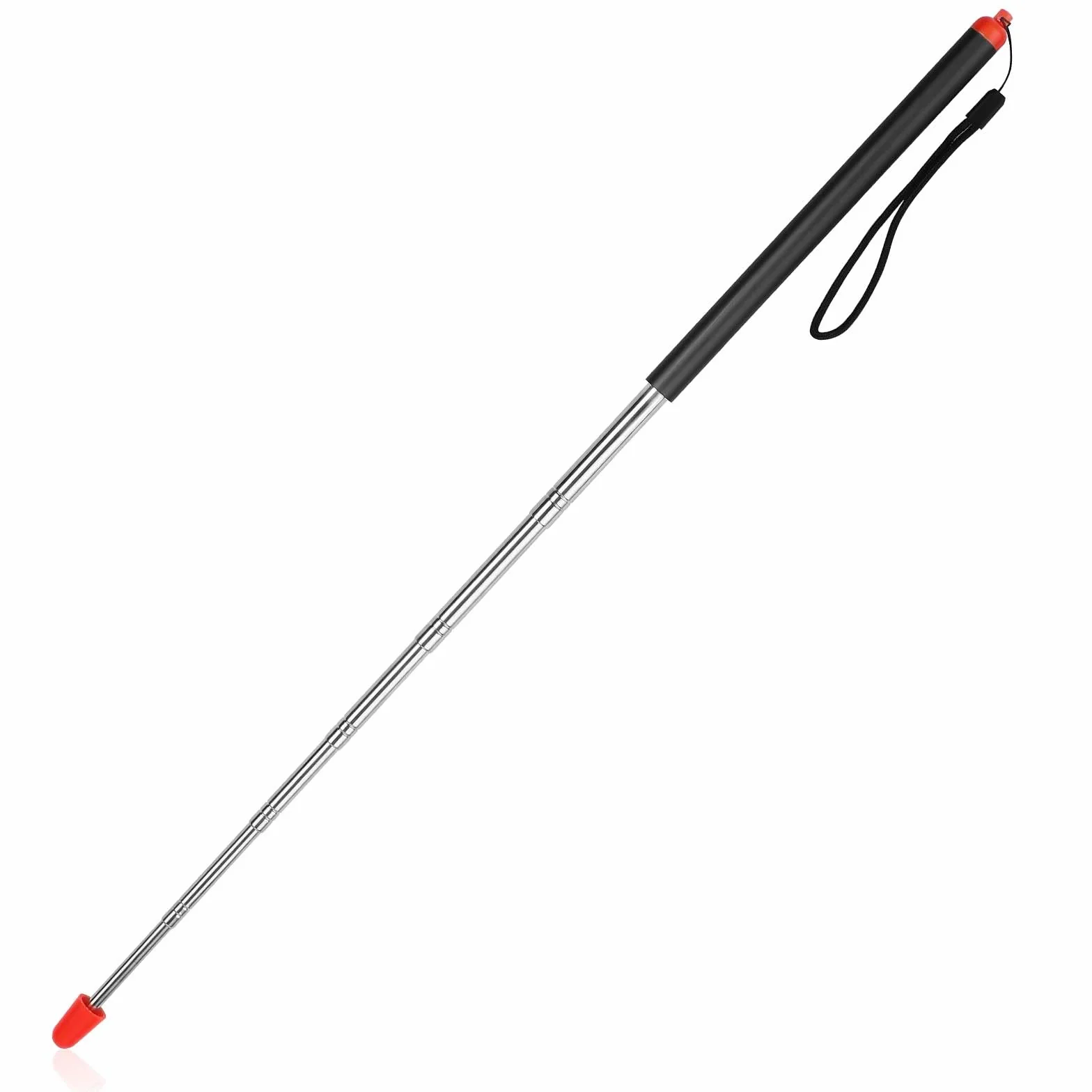 Wskaznik Teleskopowy dla Nauczycieli, 120cm Wysuwany Wskaznik dla Nauczycieli Wysuwany Reczny Wskaznik do Prezentacji w Biurze Szkolnym i Klasie