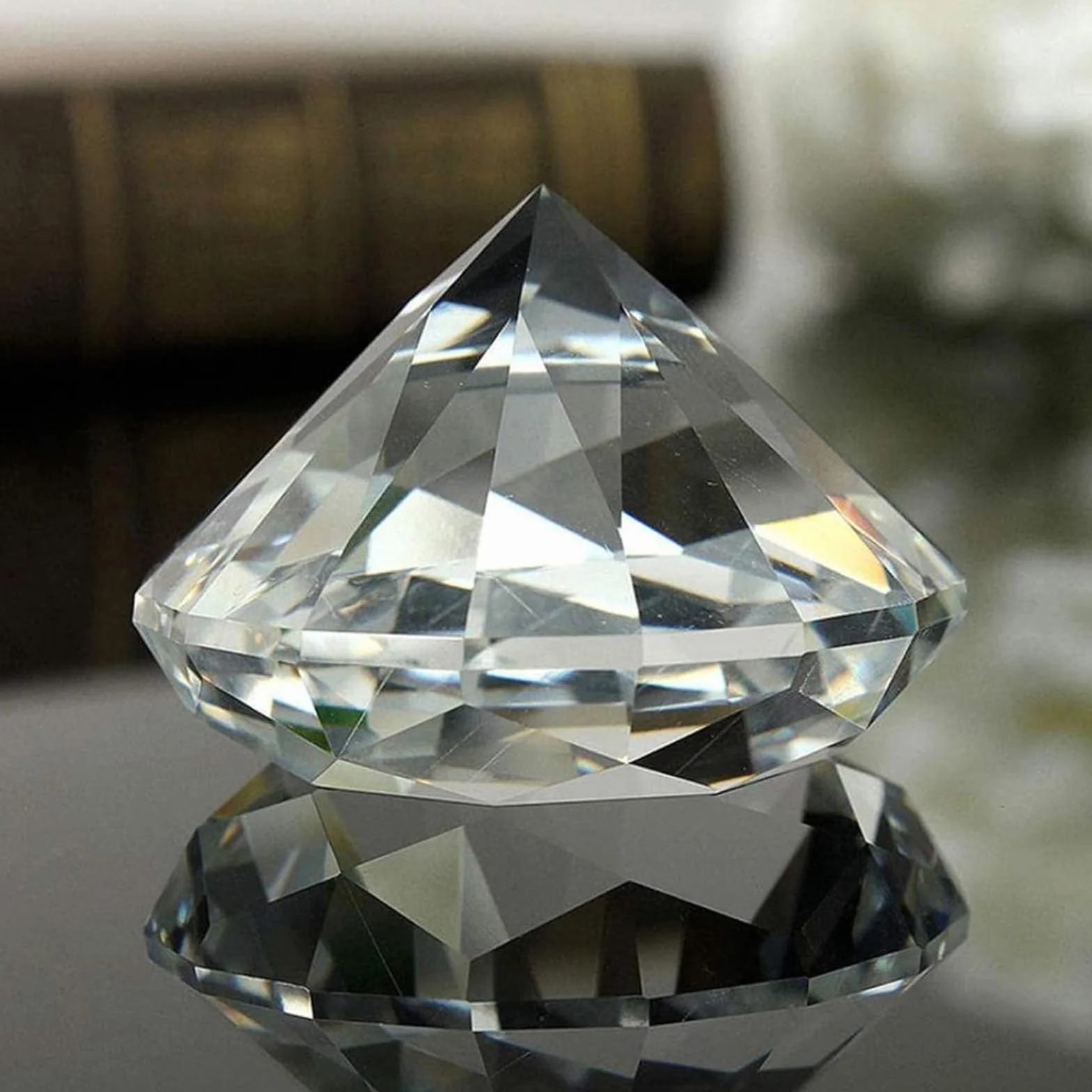 Diamenty kryształowe, 80 mm, przezroczyste szkło, diamenty, przycisk do listów, kryształ, do dekoracji ślubnych, prezent na Halloween, nakładki na tablice, dekoracja domu