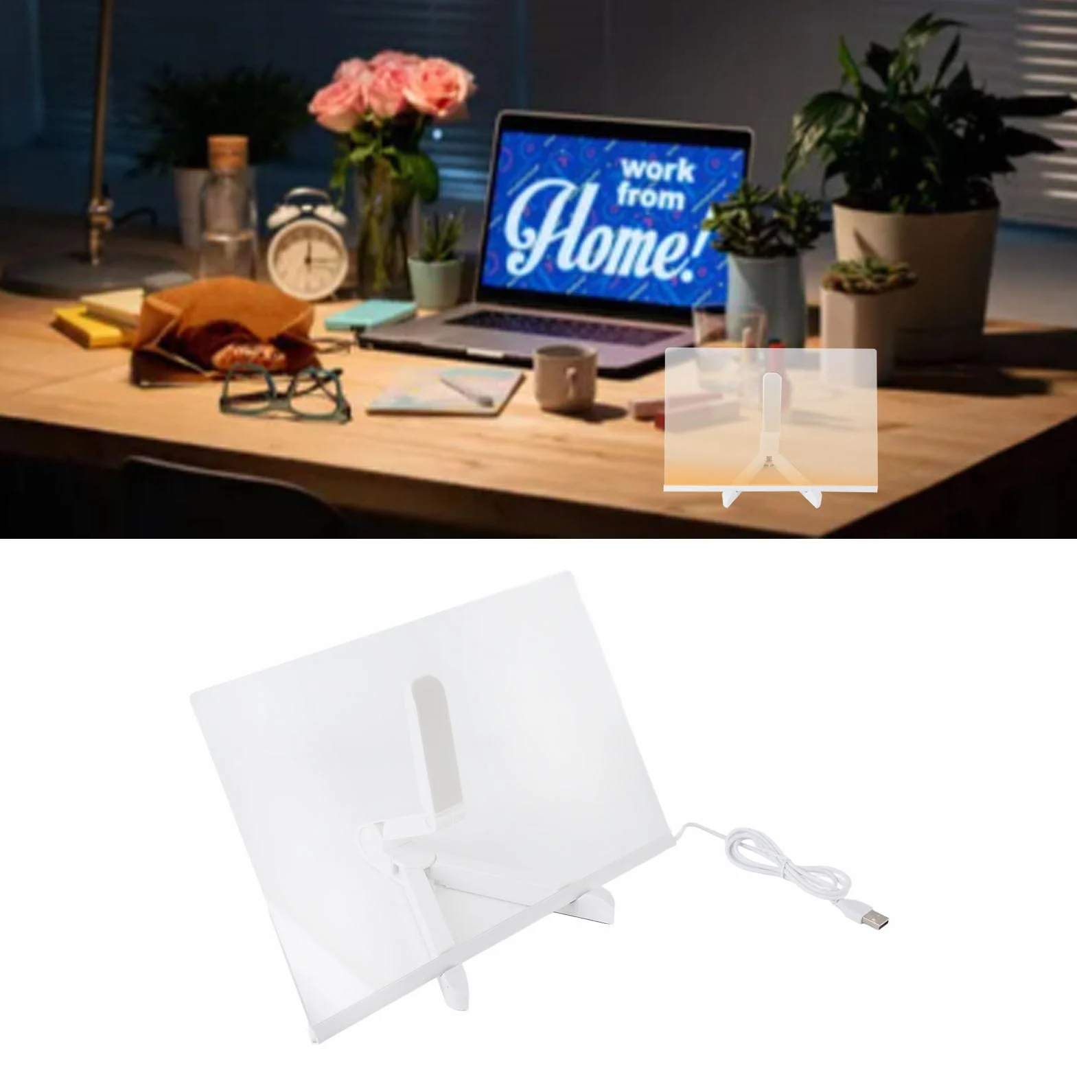 Qcwwy LED Light Memo Board LED z Miękkimi i Jasnymi żarówkami, kreatywną tablicą Dyskusyjnymi dla Nocnego światła dla Dzieci, 7 Markerów do Codziennej Organizacji, do Użytku Domowego i Biurowego