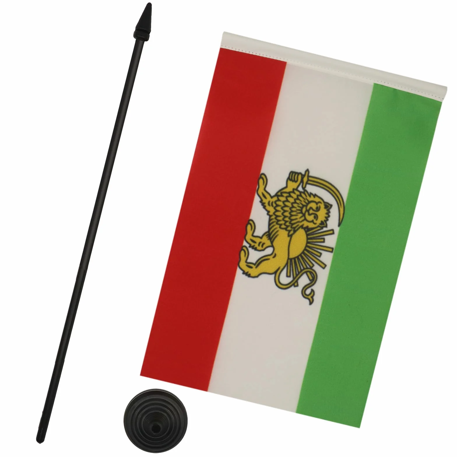 Drapeau de Table Iran Ancienne Perse, 21cm x 14cm