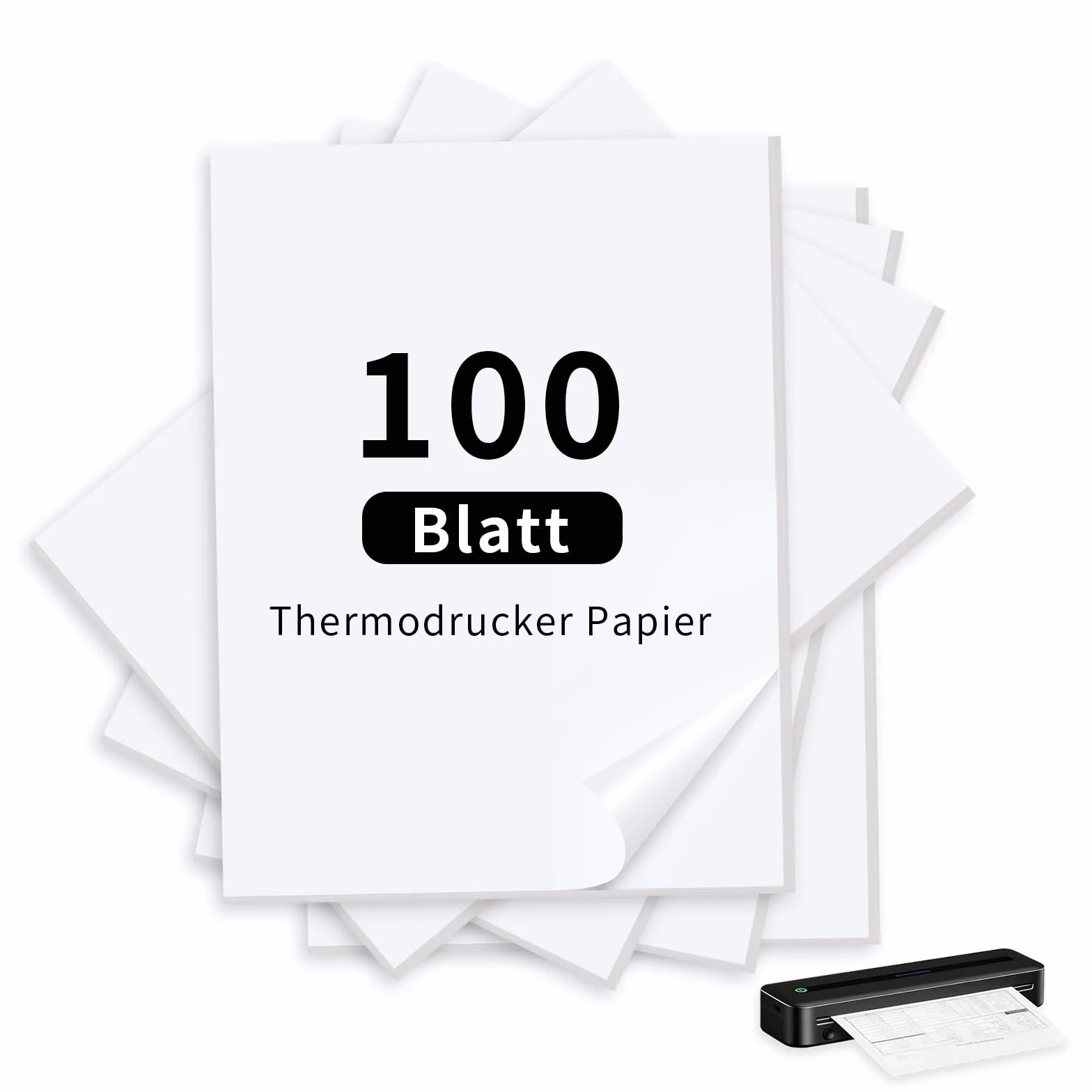 Papier termiczny A4 100 arkuszy kompatybilny z drukarkami termicznymi
