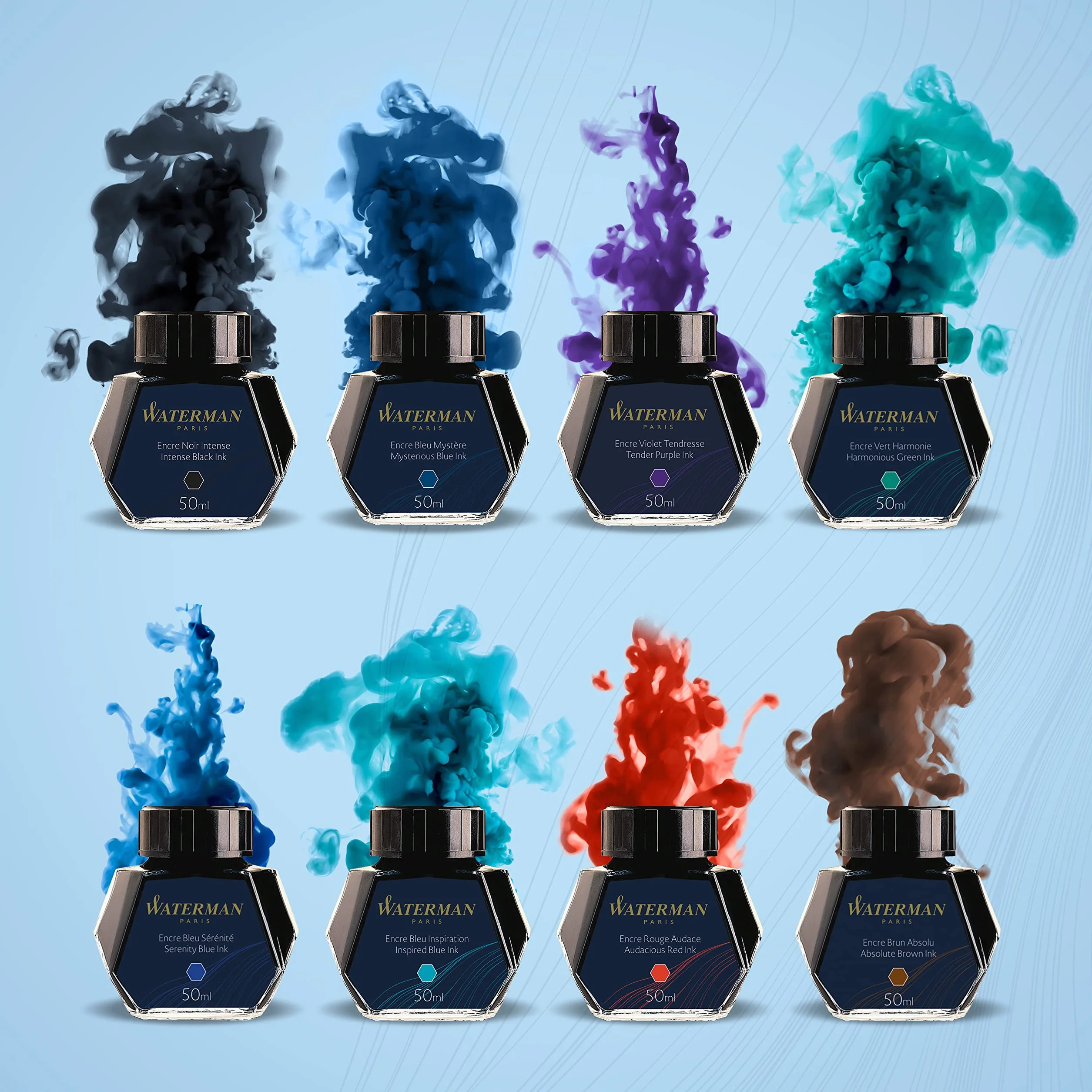 Waterman Atrament Czarny 50 ml