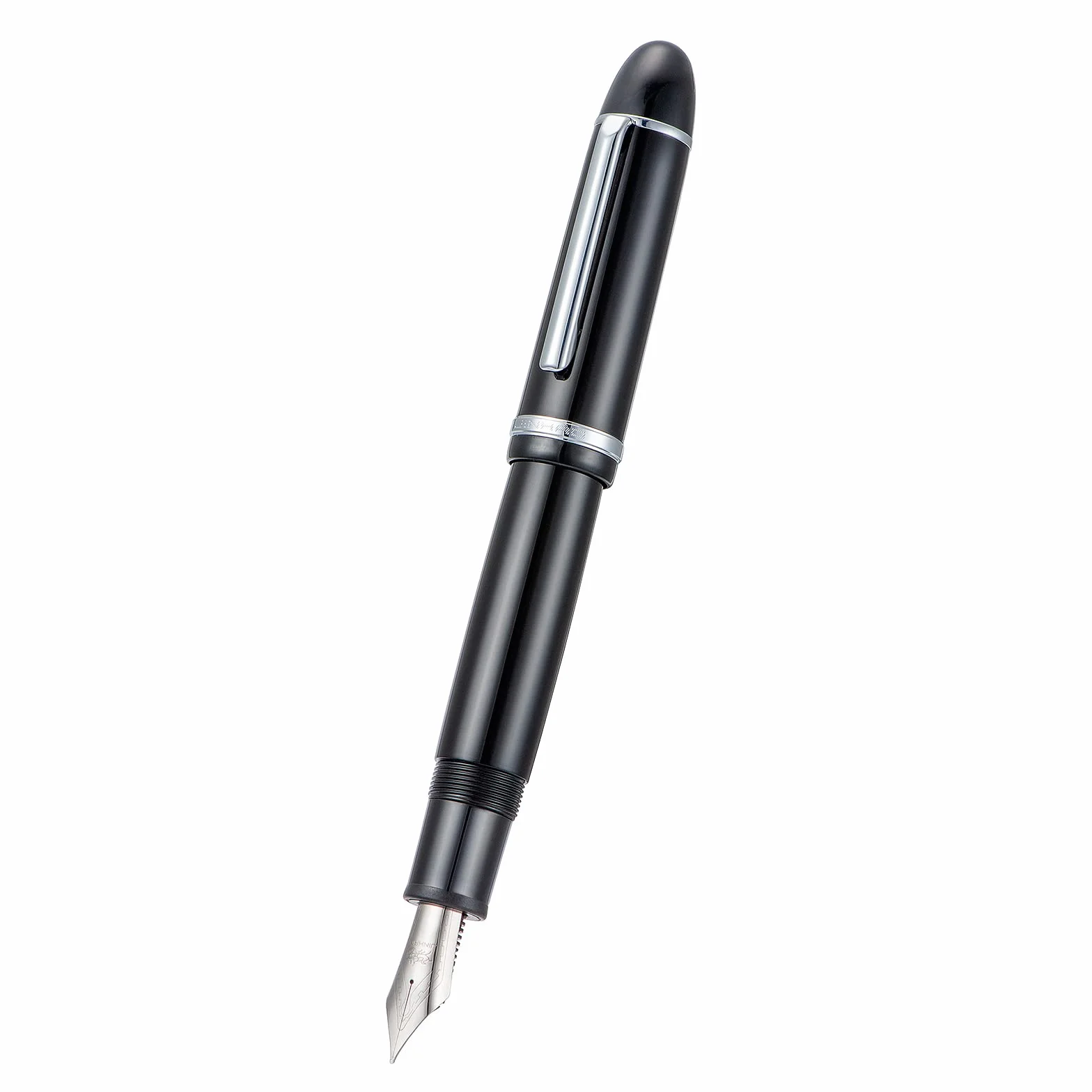 Jinhao X159 Pióro wieczne z bardzo cienką stalówką, czarne, akrylowe, duży rozmiar, do pisania