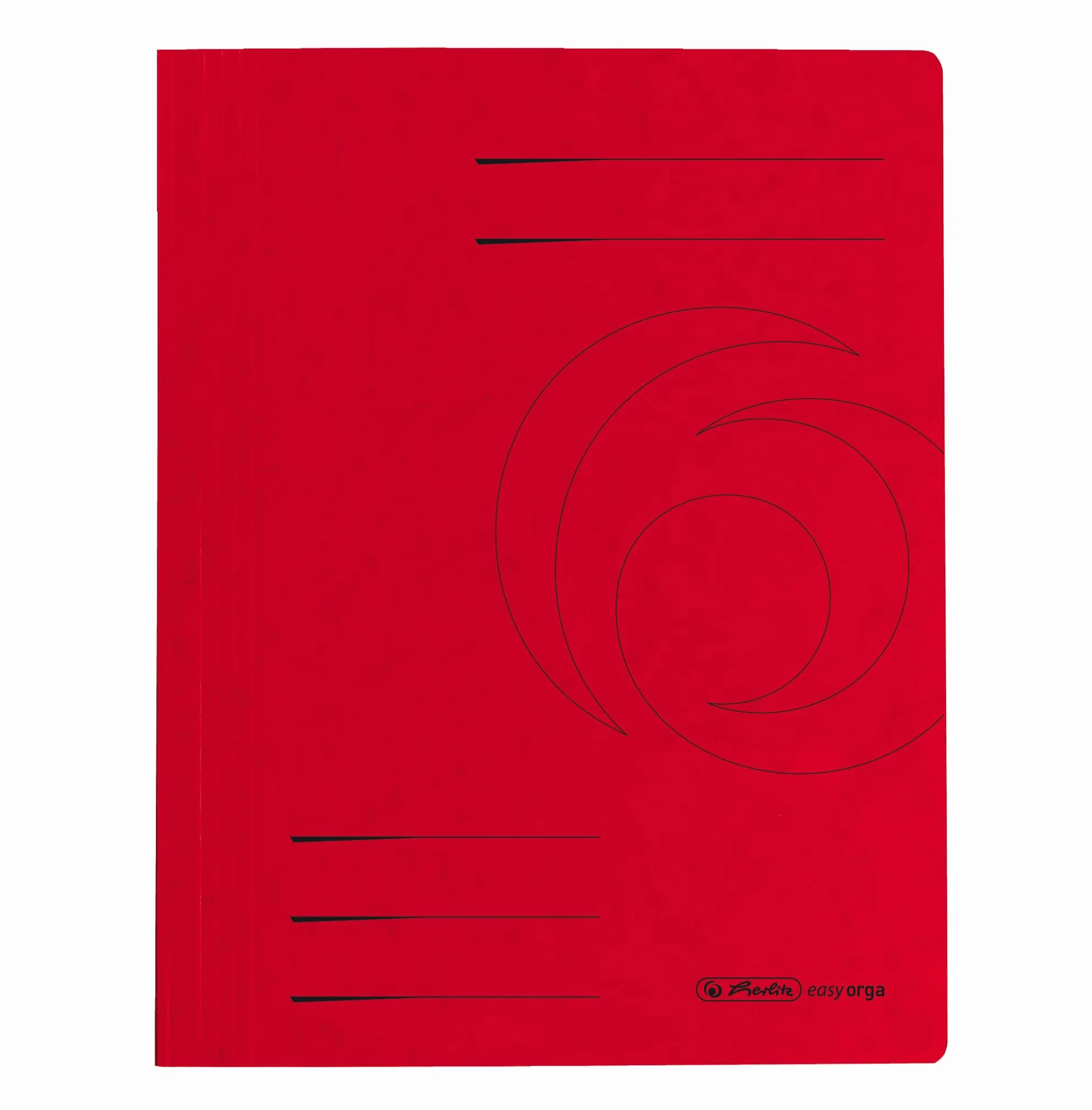 Herlitz 11094695 Skoroszyt, Czerwony, 10 sztuk, format A4