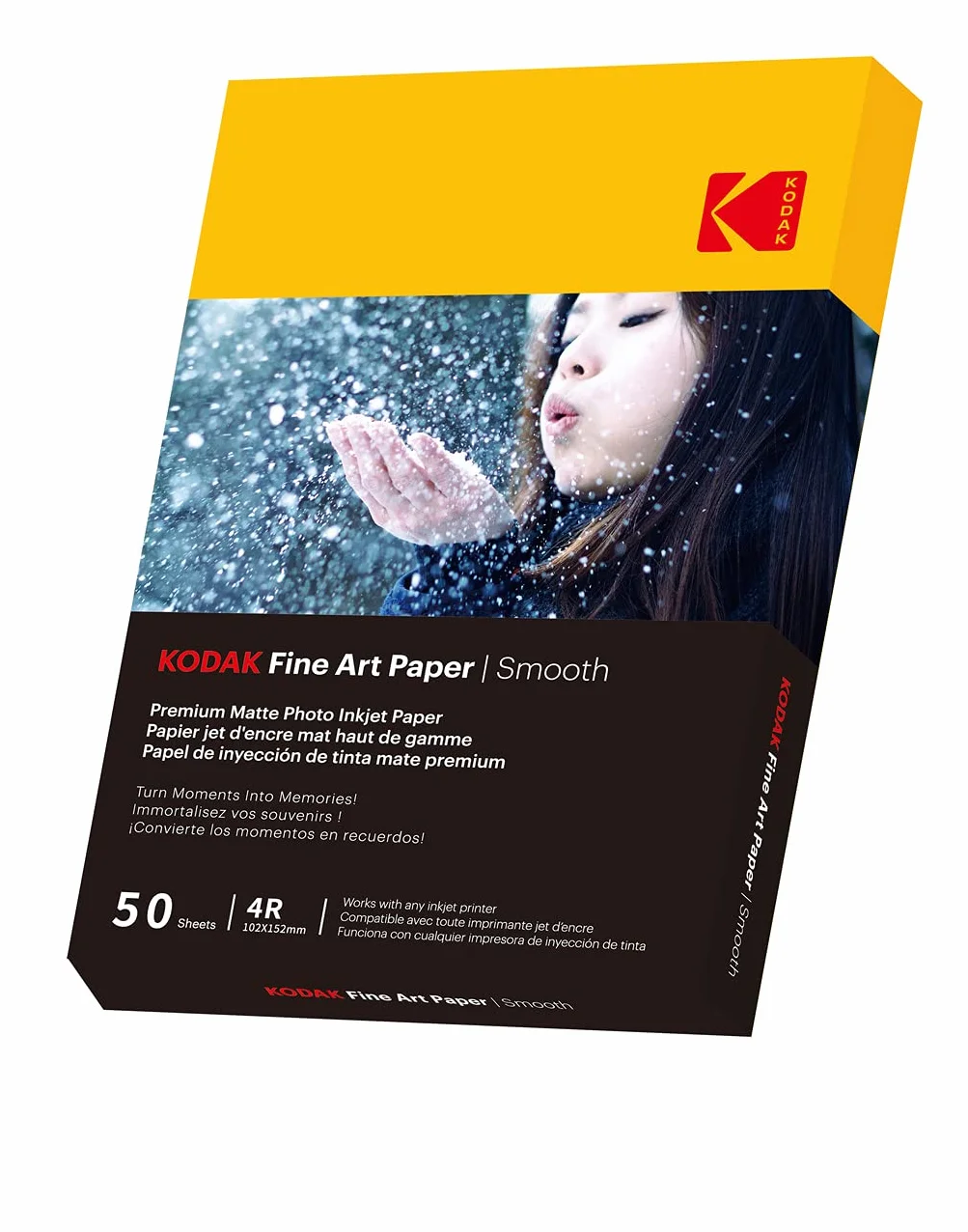 KODAK Fine Art Paper matowy papier fotograficzny 180g/m² A6 10x15cm 50 arkuszy