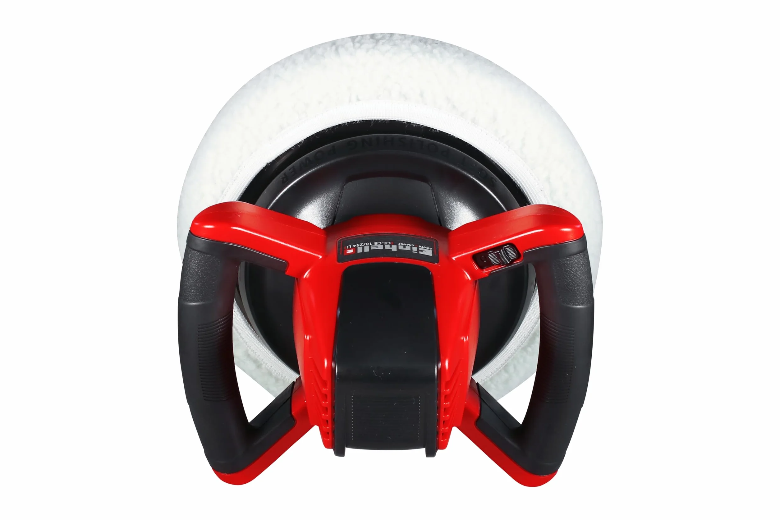 Einhell Polerka samochodowa akumulatorowa CE-CB 18/254 Li-Solo Power X-Change (Li-ion, 18 V, 2500 obr./min, 1x tekstylny/1x syntetyczny kaptur do polerowania, bez akumulatora i ładowarki)