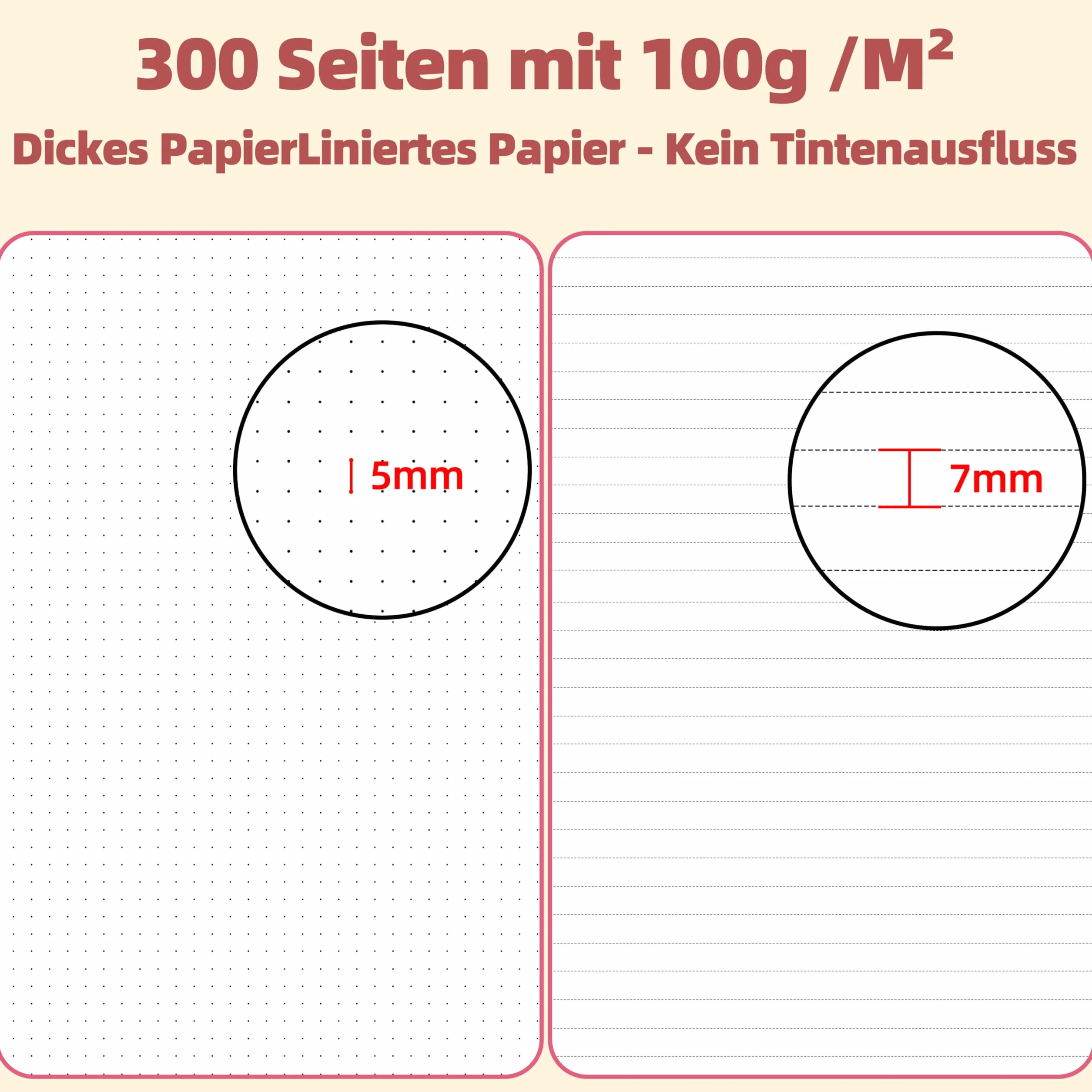 Notebook A5 kropkowane Bullet Dot Journal 300 stron 100 g/m² spiralna twarda okładka Zielony