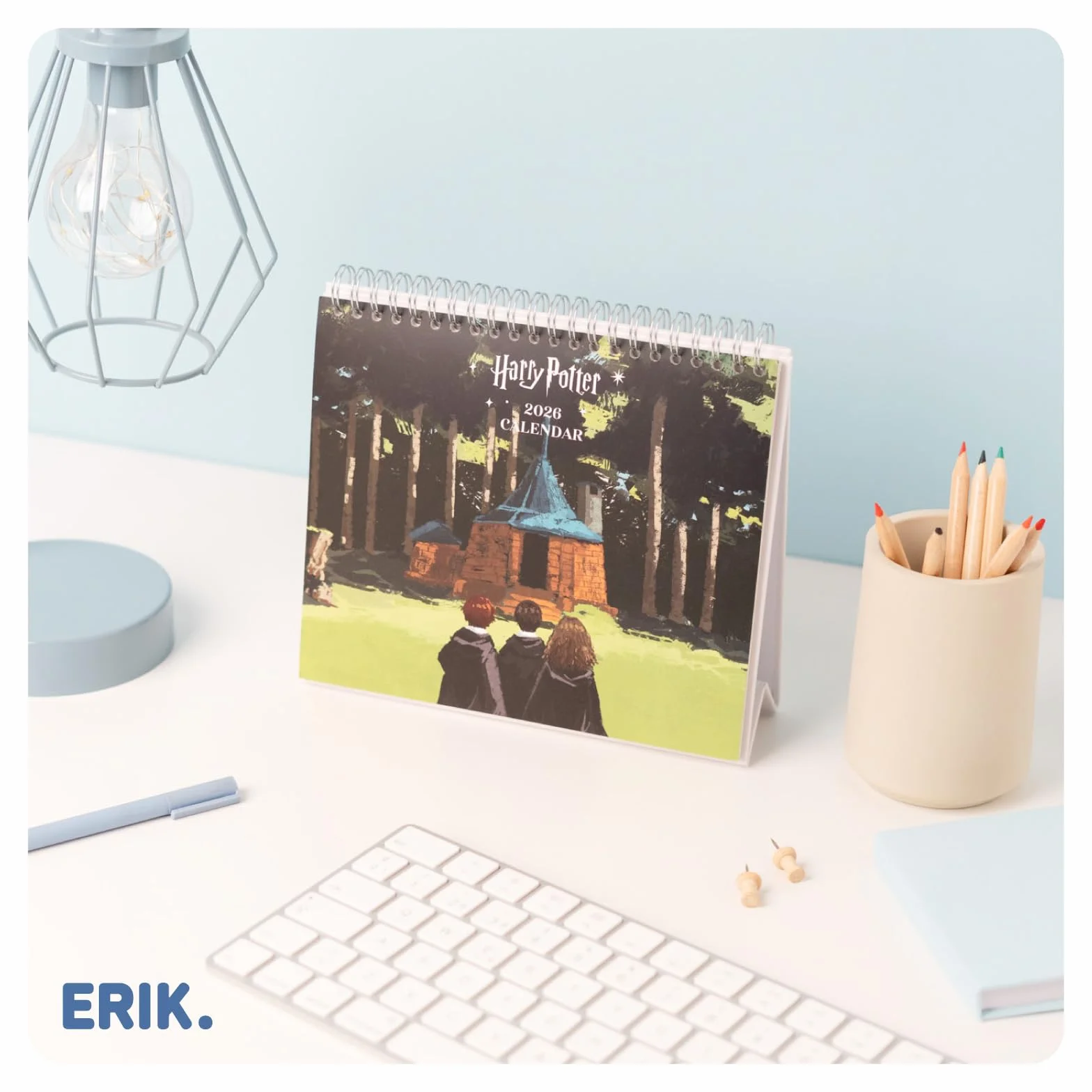 Grupo Erik Desk Calendar 2026 - Harry Potter Calendar 2026 Month To View | Monthly Desk Planner, Desktop Gifts Under 10 Pounds | Harry Potter Gifts For Friends