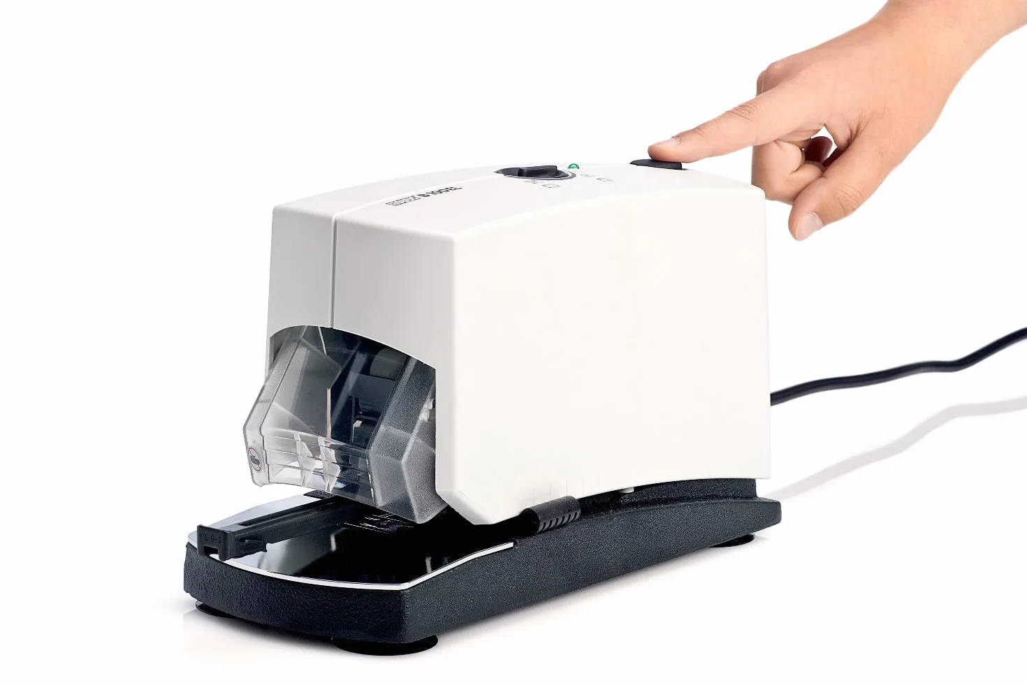 Novus Zszywacz Elektryczny 024-0085 5-50 mm 40 Arkuszy Jasnoszary Czarny